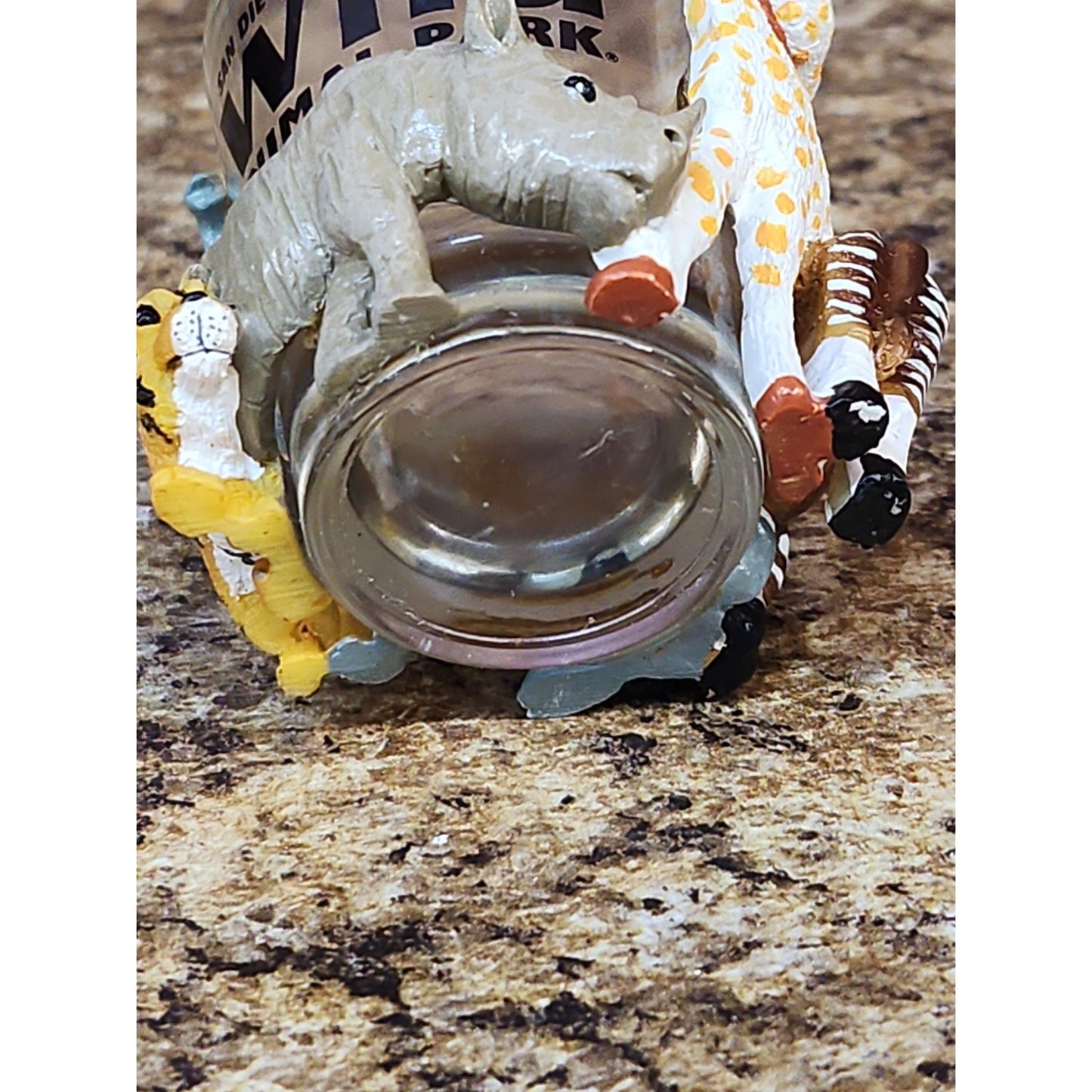 San Diego Zoo Wild Animal Park Shot Glass Giraffe Elephant Rhino Tiger