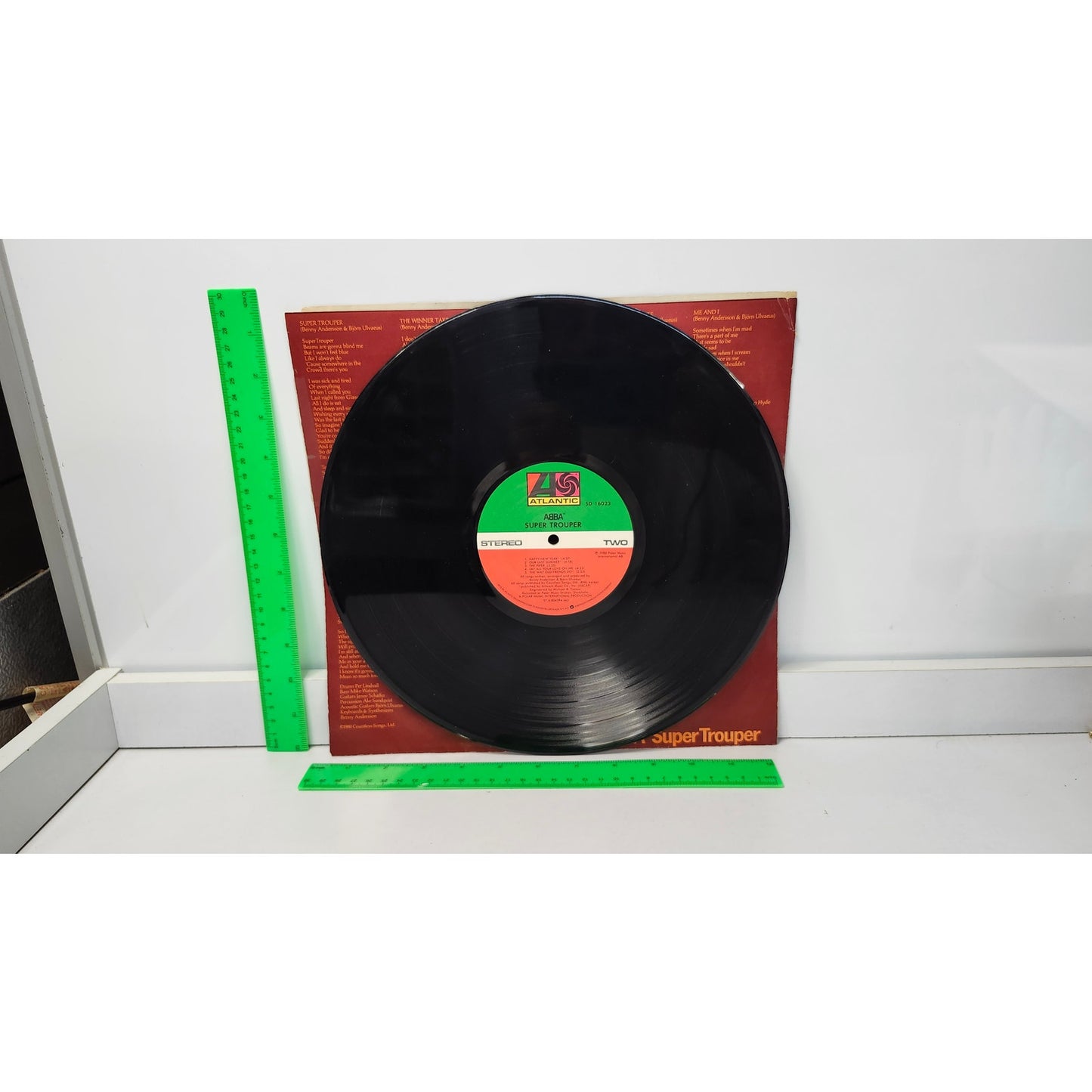 ABBA Super Trouper Winner Takes It All LP Record Album 1980 Atlantic SD 16023