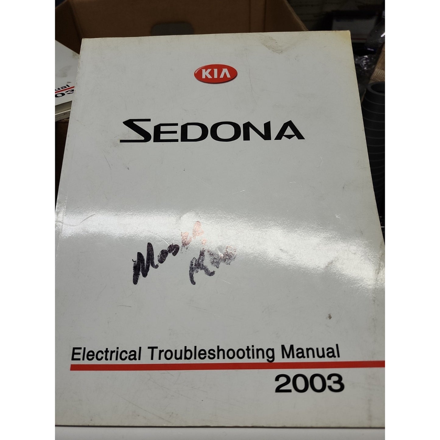 2003 Kia Sedona Minivan Electrical Wiring Diagrams Manual LX EX 3.5L V6
