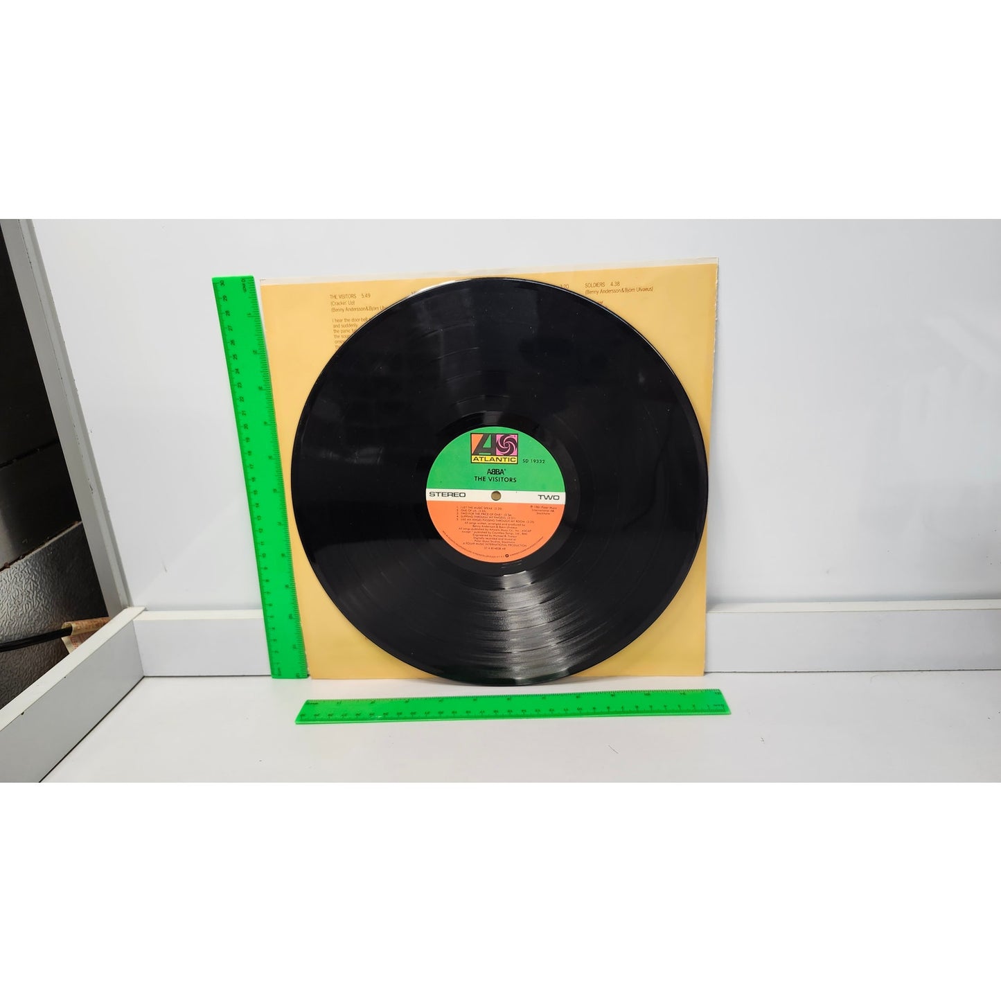 ABBA The Visitors 1981 Vinyl LP Album Record Atlantic SD 19332 Pop Rock 12"ABBA