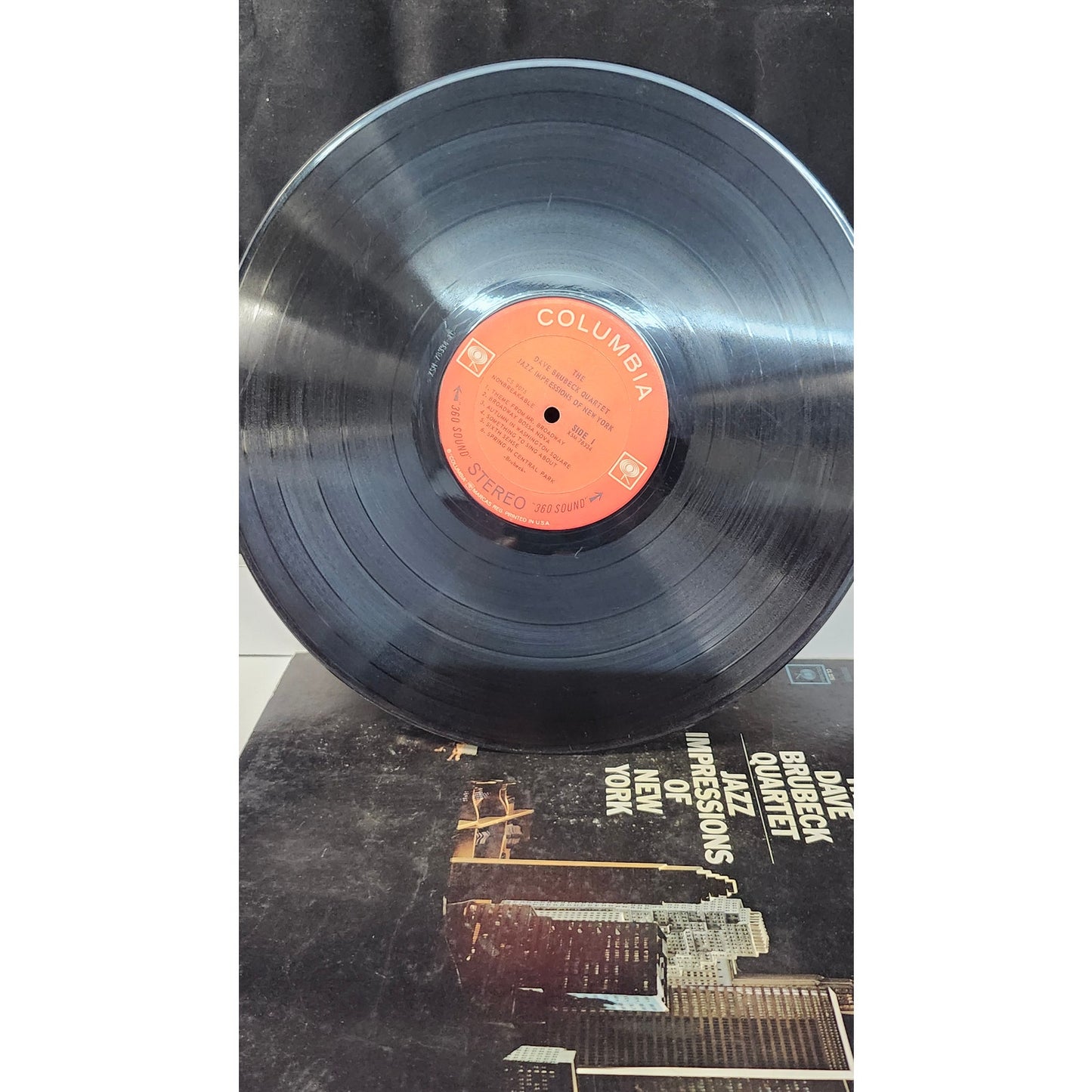 Dave Brubeck Quartet Jazz Impressions Of New York LP Stereo Columbia CS 9075