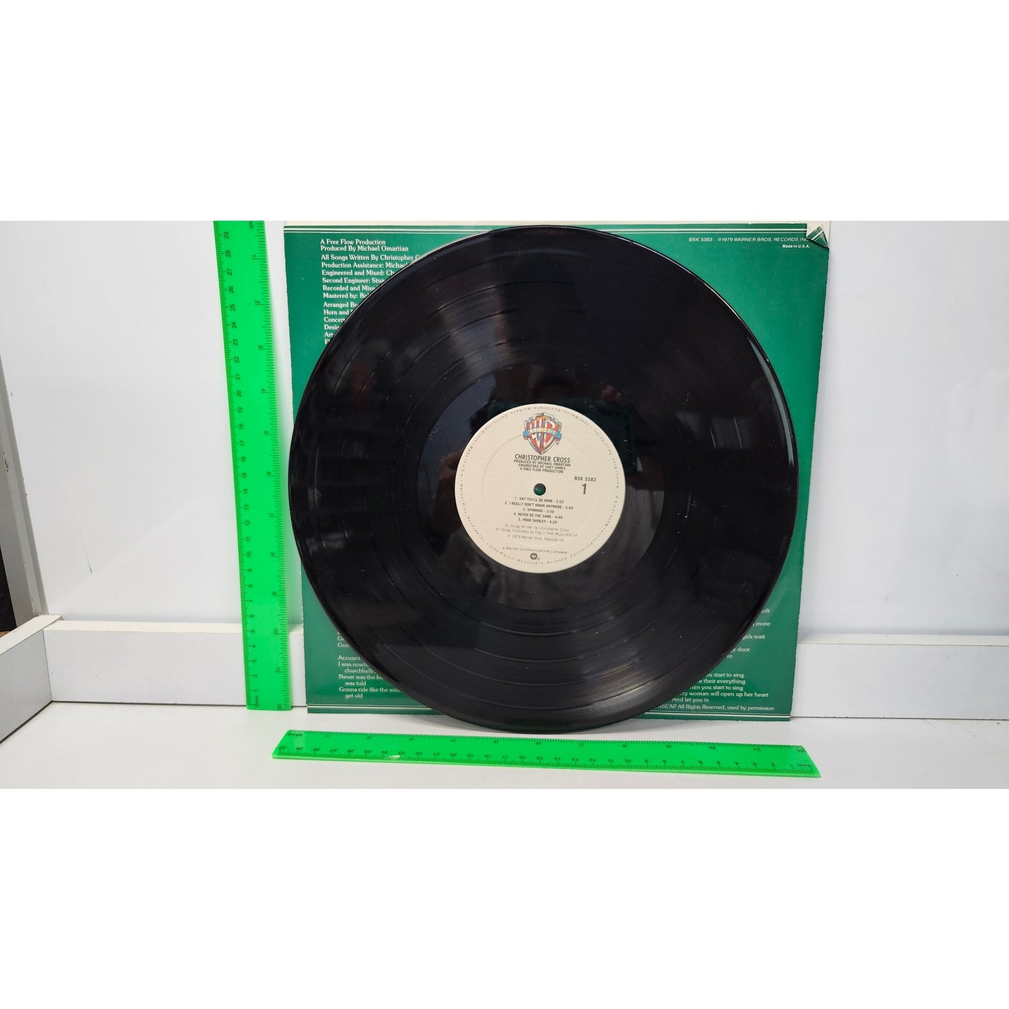 Christopher Cross Self Titled LP Record Album 1979 Flamingo Pop Rock Warner Bros