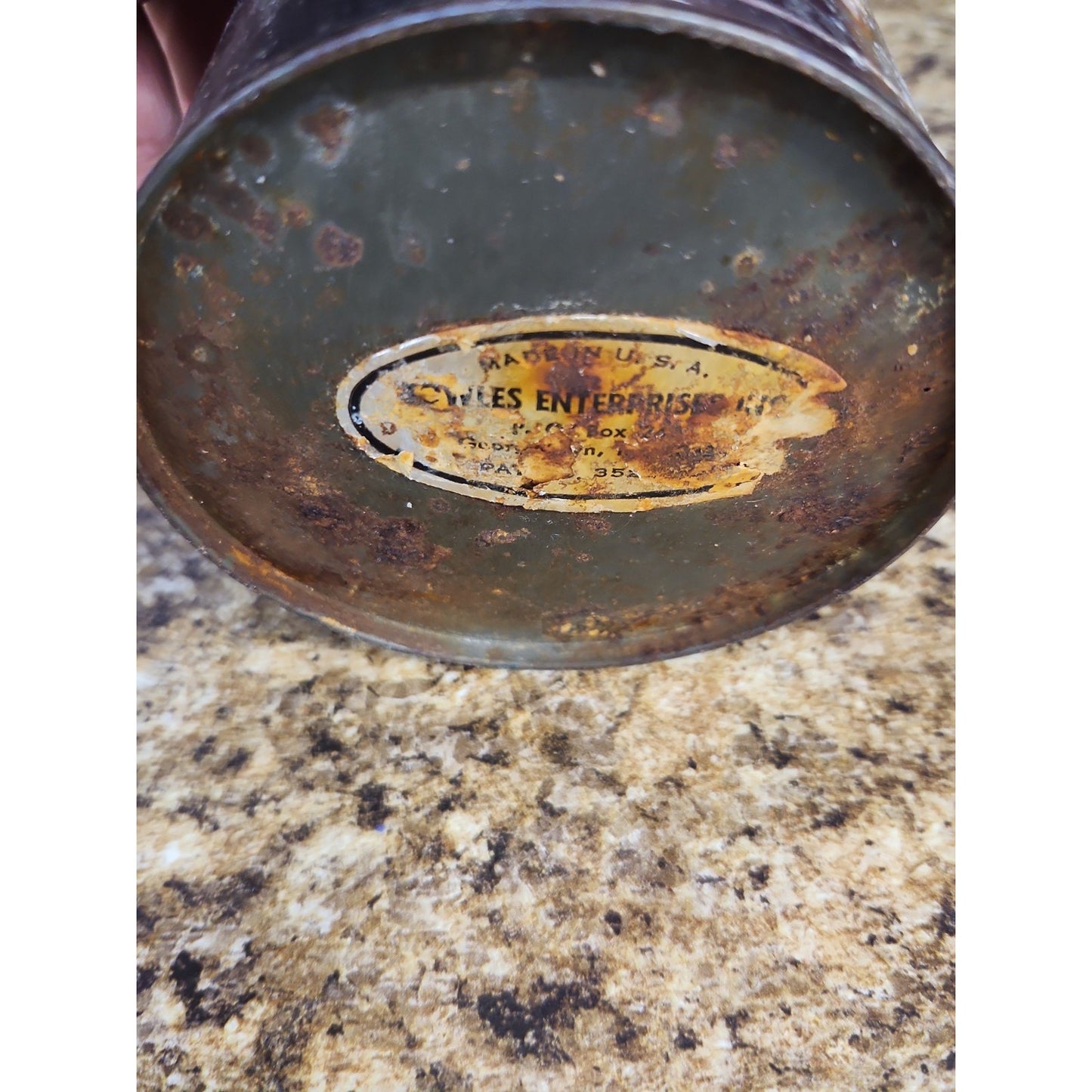 Vintage Patriotic Eagle Ashtray Smokeless Desk Tobacciana Funnel Black Metal