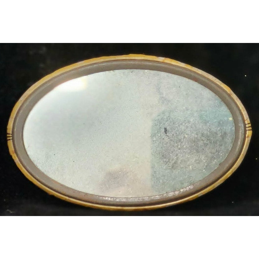 Vintage 1851 1951 100th Anniversary Oval Pocket Mirror Advertising Retro