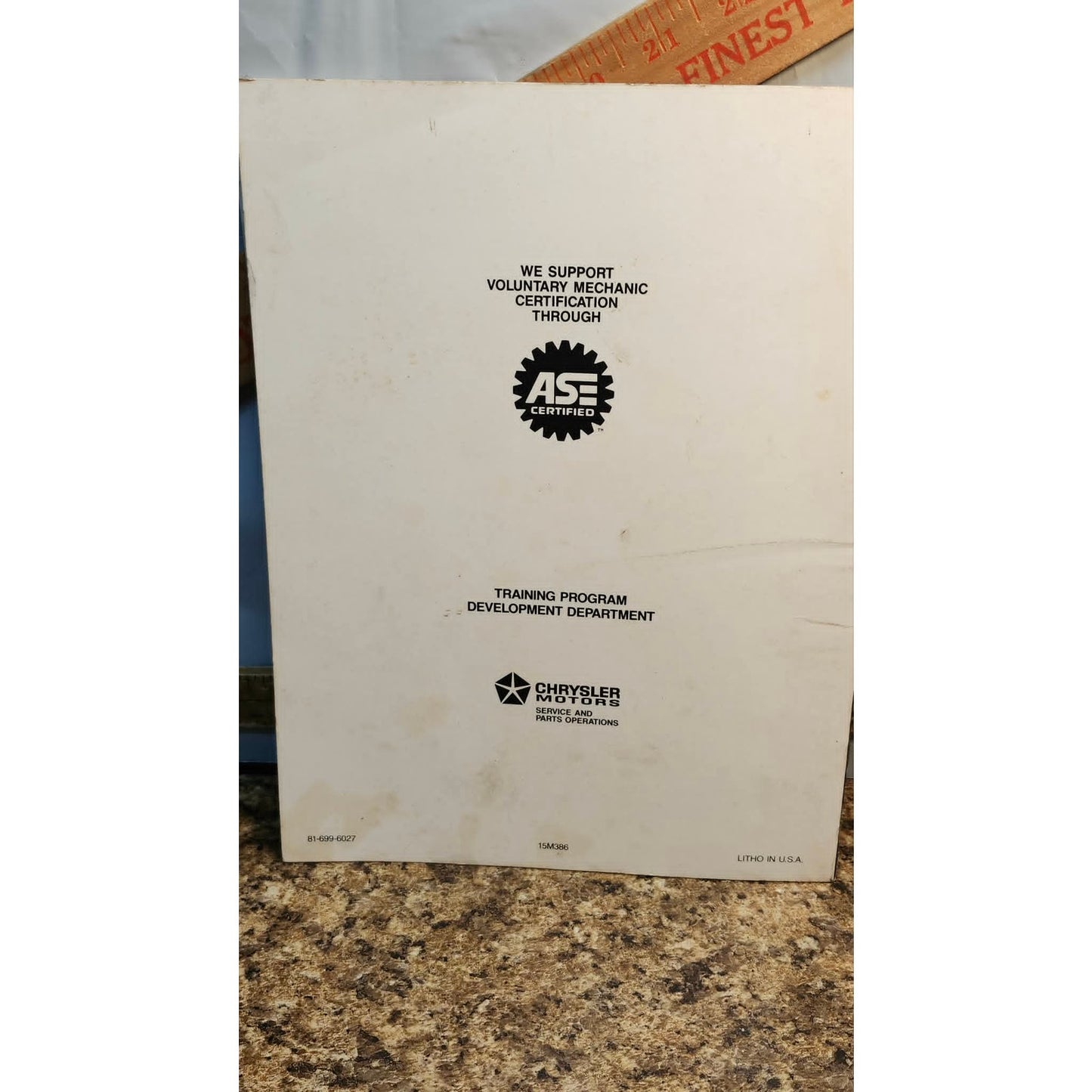 Vintage NP2500 Transmission Student Reference Book Chrysler Motors Manual