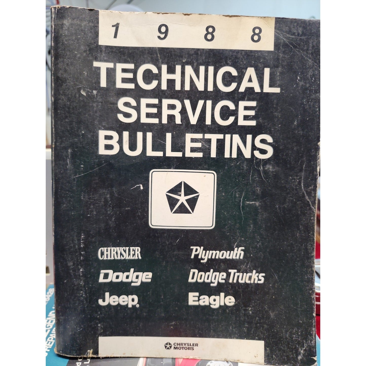 Chrysler Motors Dealer Technical Service Bulletins Manual 1988 All Brands Book
