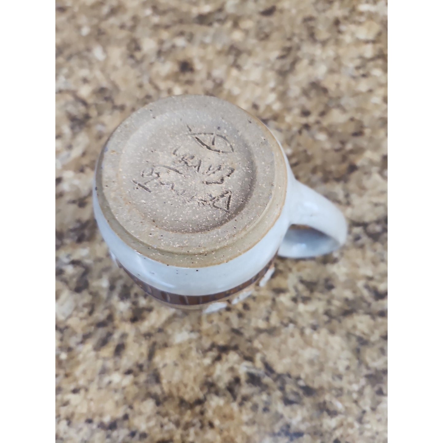 ED SCHROCK Pottery make a Joyful Noise Pitcher Creamer Religion Bible ceramic