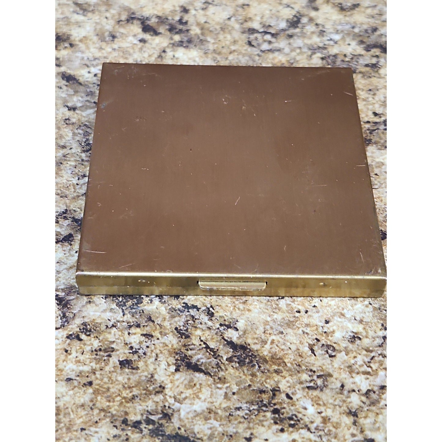 Vintage J.V. Pilcher Gold Tone Ladies Makeup Compact Art Deco Washington DC