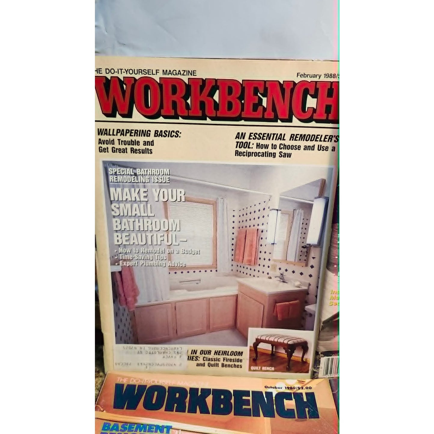 Lot of 6 Workbench Magazine DIY Woodworking Home Improvement Project Guides
