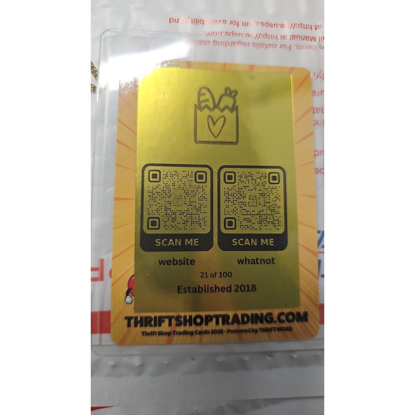ThriftWorx Shop Trading Card Holographic Ilovediscounts Com Edition 31/100