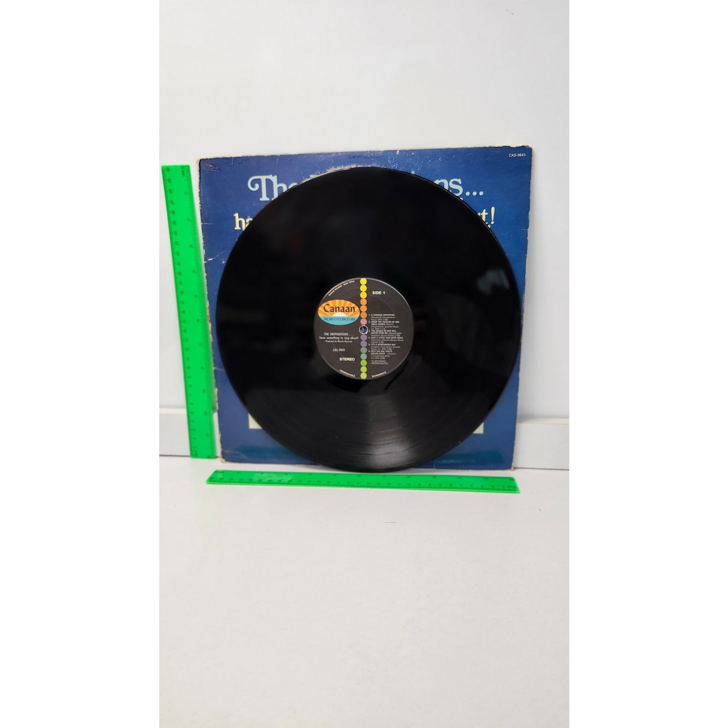 The Inspirations Have Something To Sing About LP Record Canaan Gospel CAS-9843