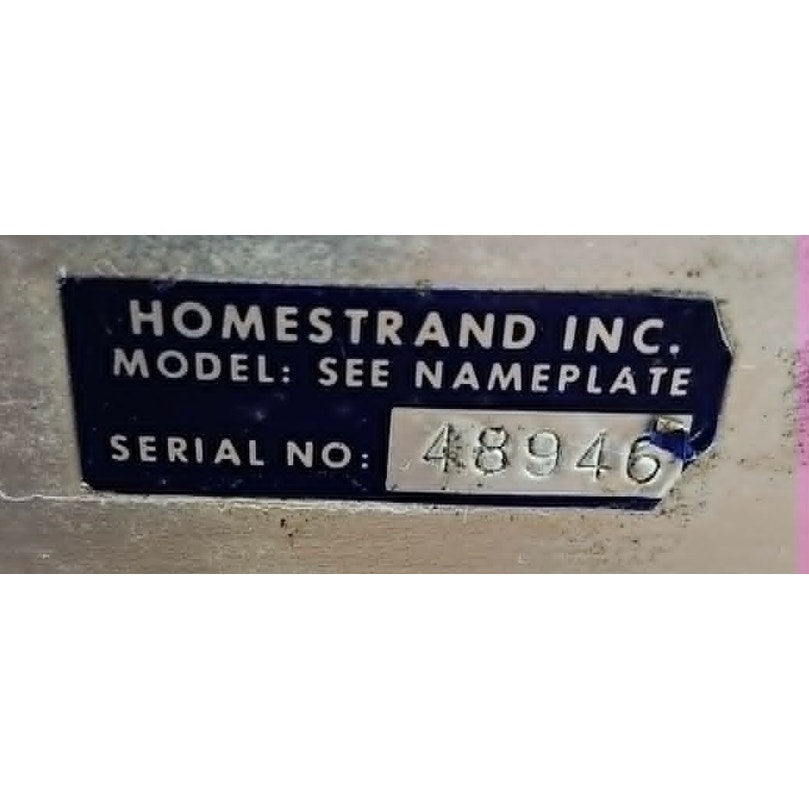 Vintage Homestrand Mariner Model 205 32A 2 Burner Alcohol Marine Not Tested