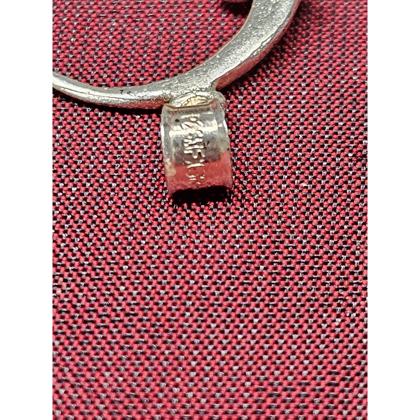 Sterling Silver Fairy on Crescent Moon Charm Pendant – Signed