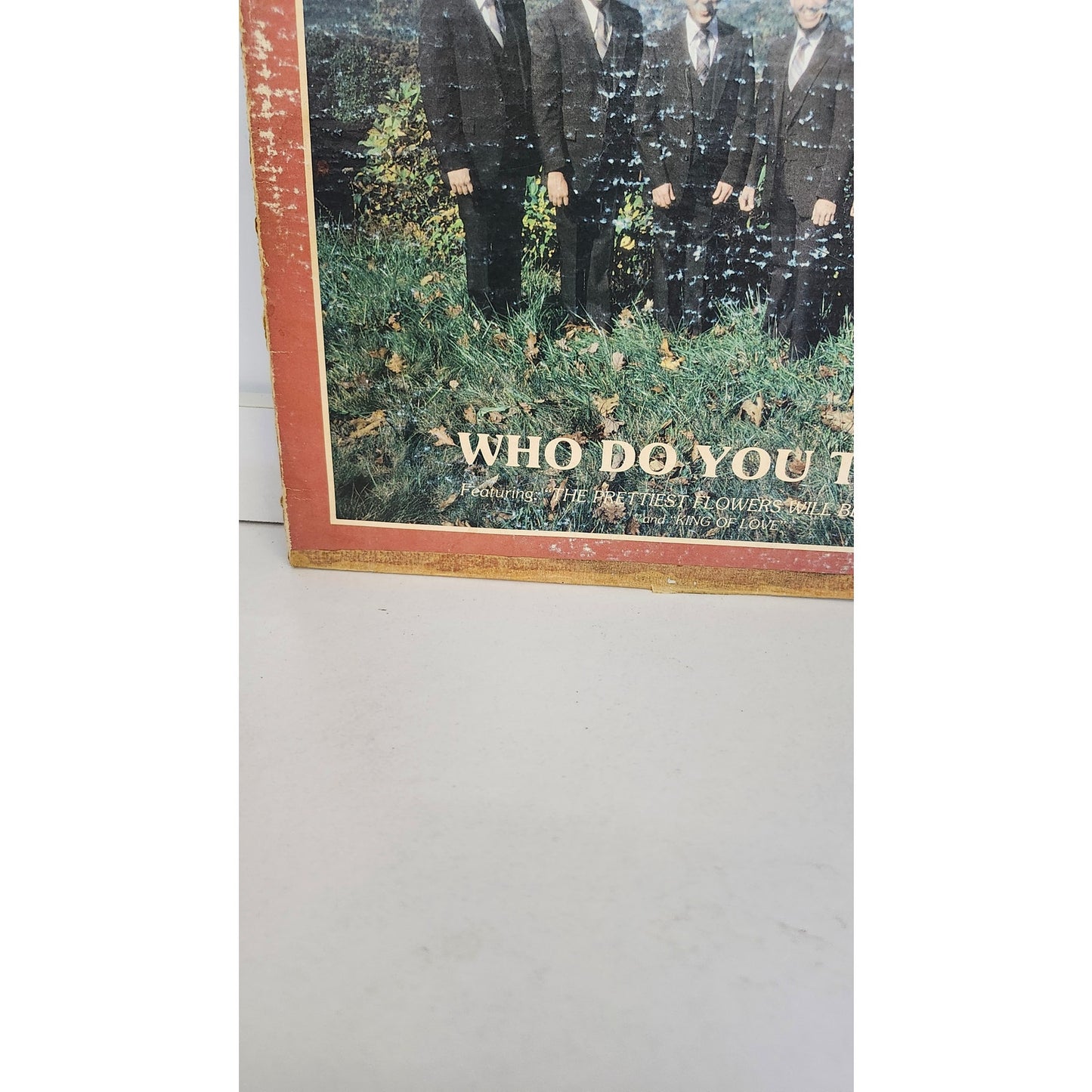 Signed The Primitive Quartet Who Do You Think Bluegrass Gospel 1980 LP No Disc
