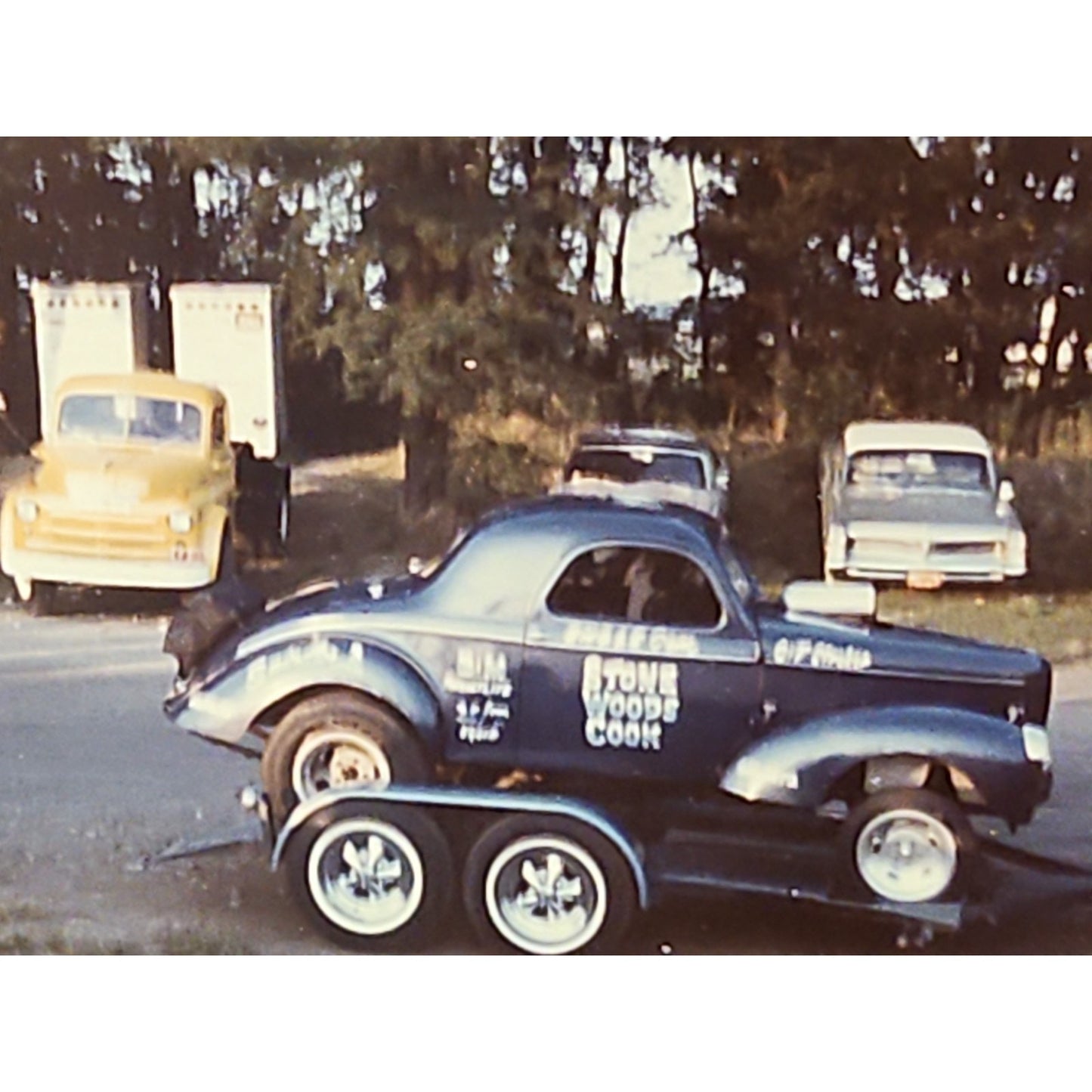 1966 Spring Nationals Champion Willys Coupe Drag Racing Photo Stone Woode Cook