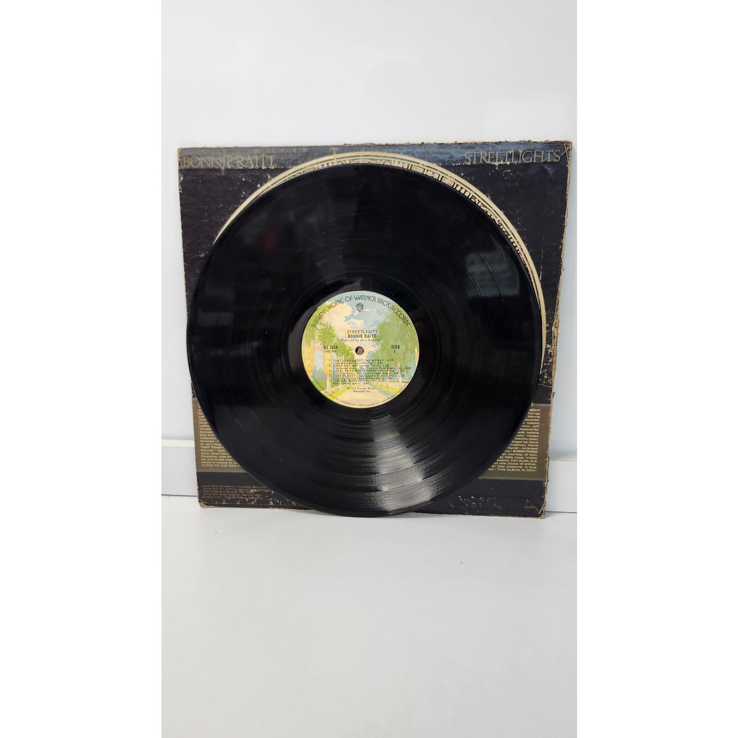 Bonnie Raitt Streetlights LP 1974 Warner Bros BS 2818 Santa Maria Pressing