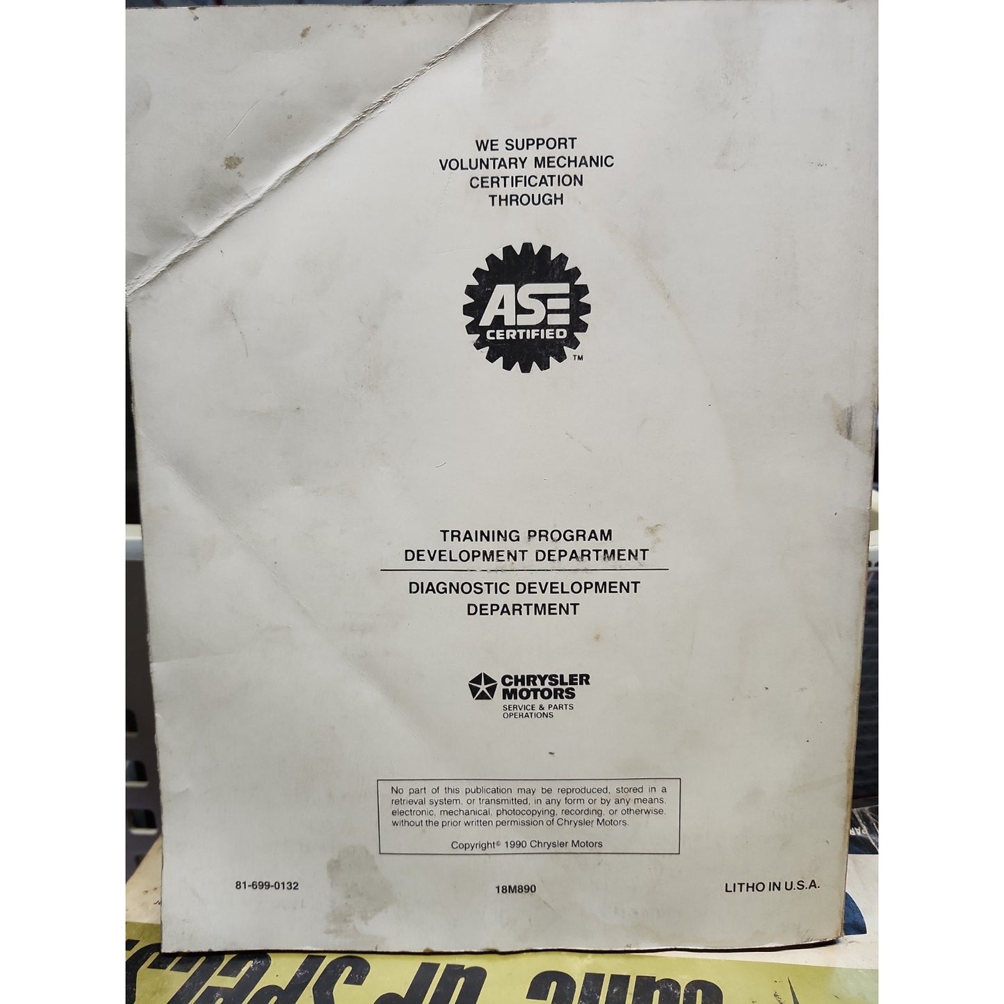 Chrysler Motors 1991 Powertrain 2.2L 2.5L Electronic Fuel Injection Diagnostic