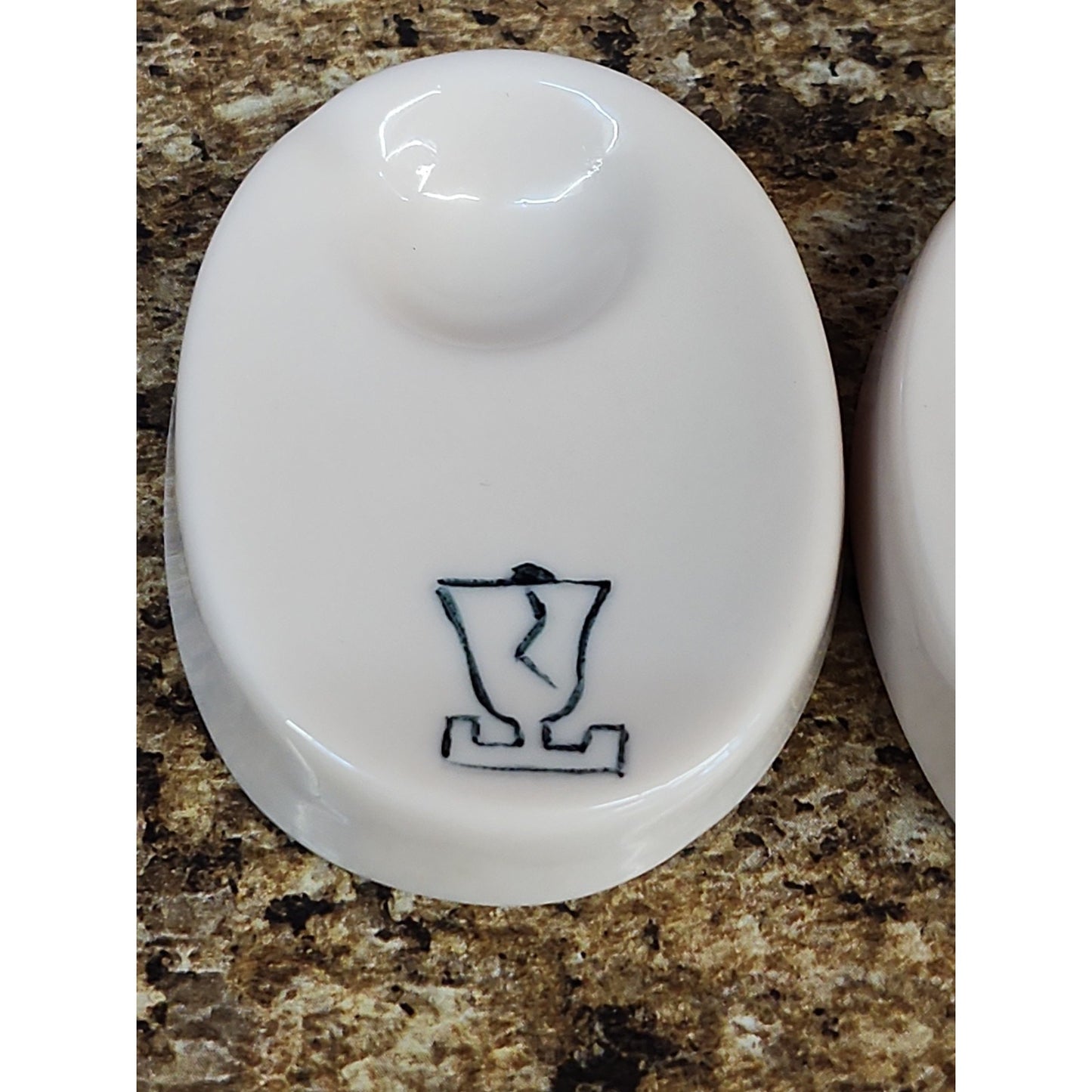 Lot Of 2 Vintage Open Salt Cellars Liberty Bell Restaurant Ware