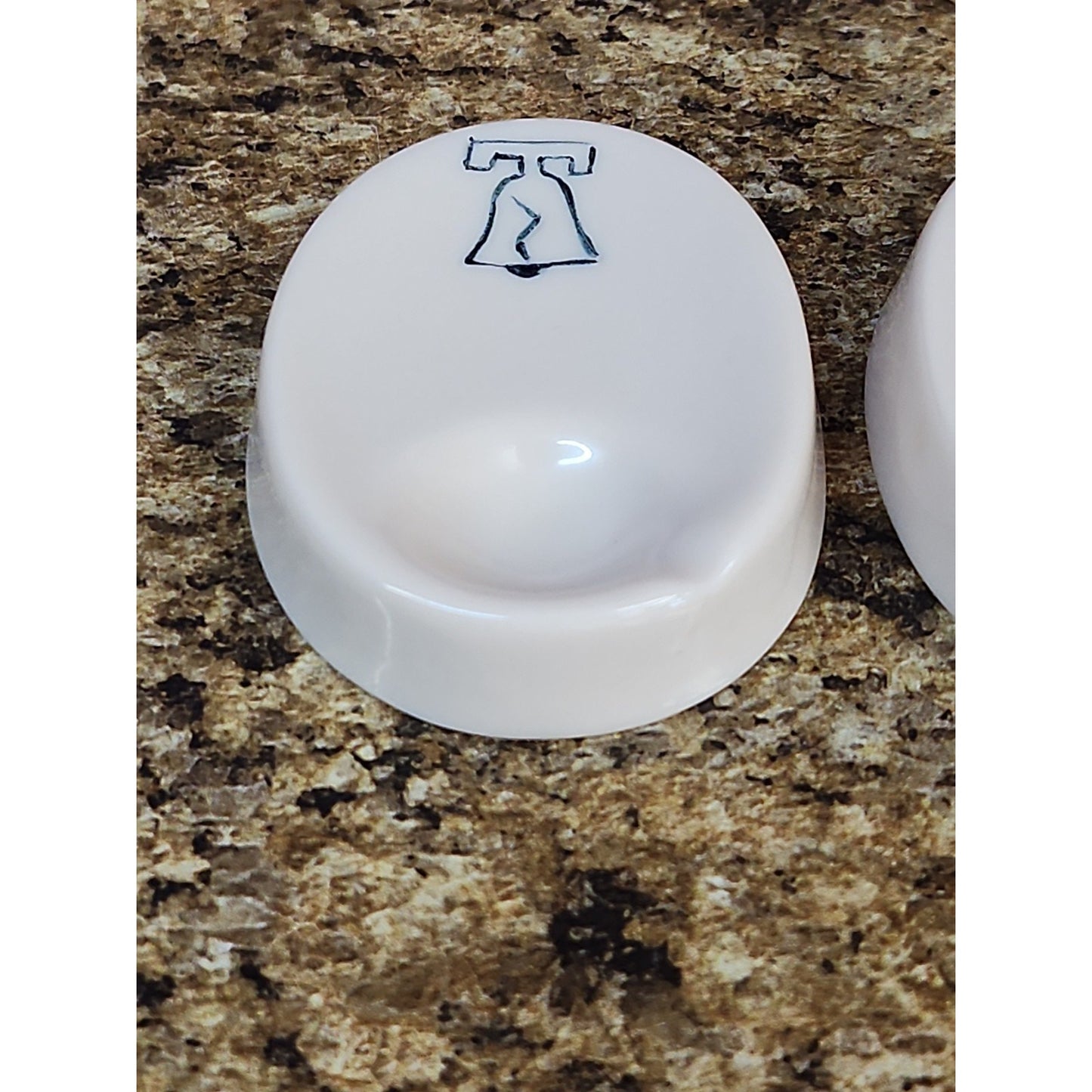 Lot Of 2 Vintage Open Salt Cellars Liberty Bell Restaurant Ware
