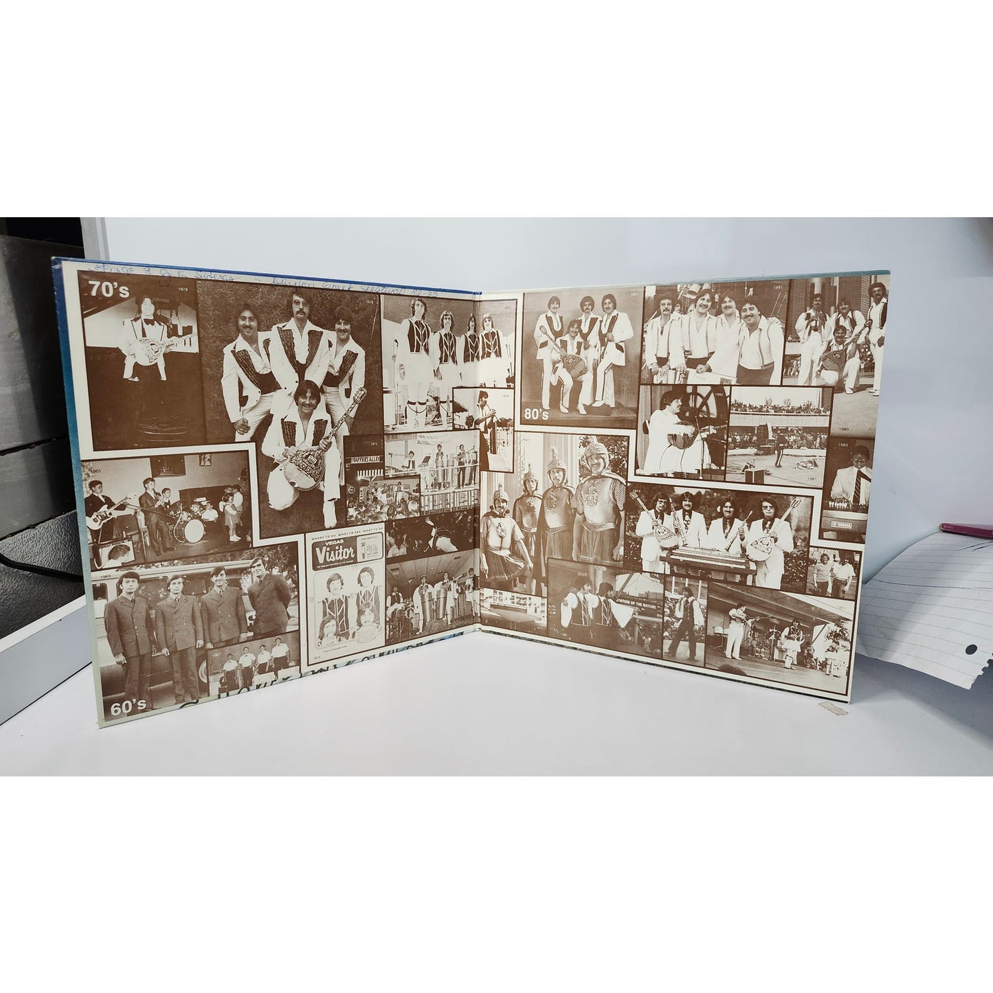 Vintage 1980s Signed Rhodians Past & Present LP Vinyl Album Greek Folk Gatefold