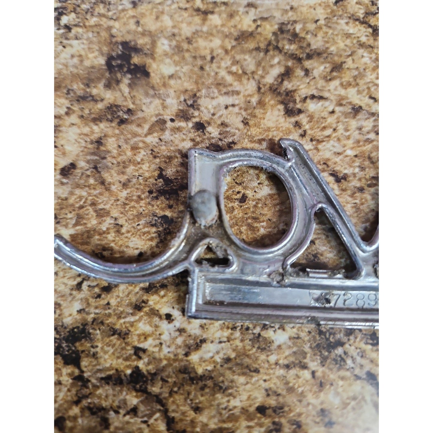 Vintage 1968-1972 Chevy Nova By Chevrolet Trunk Lid Emblem Badge OEM #8728940