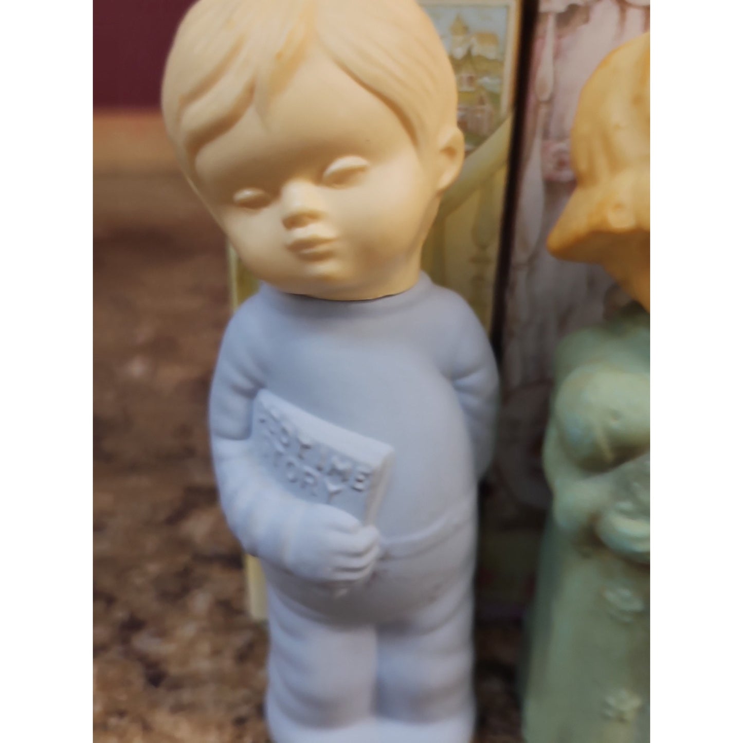 Vintage Avon Cologne "Sweet Dreams" & "Little Dream Girl" Figurines