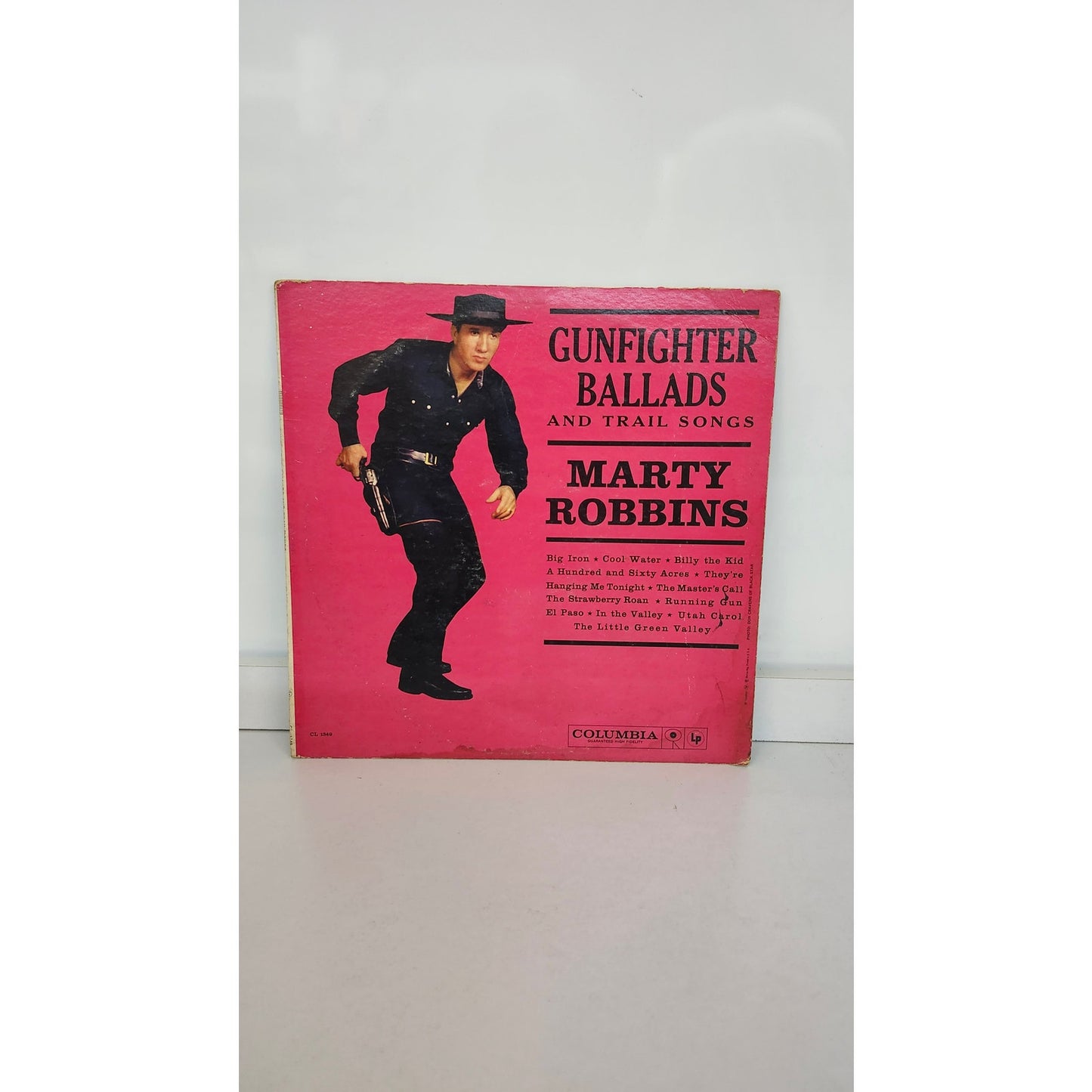Vintage Marty Robbins Gunfighter Ballads & Trail Songs LP Vinyl Columbia CL 1349