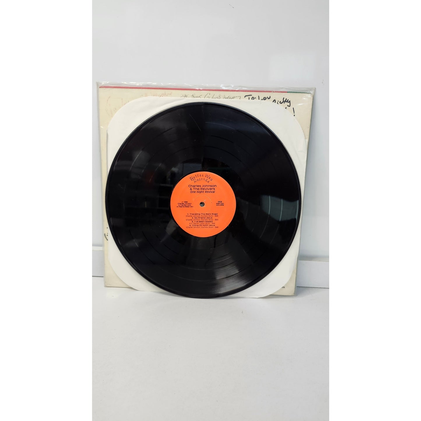 Charles Johnson The Revivers One Night Revival Better Way Records LP Album 1989