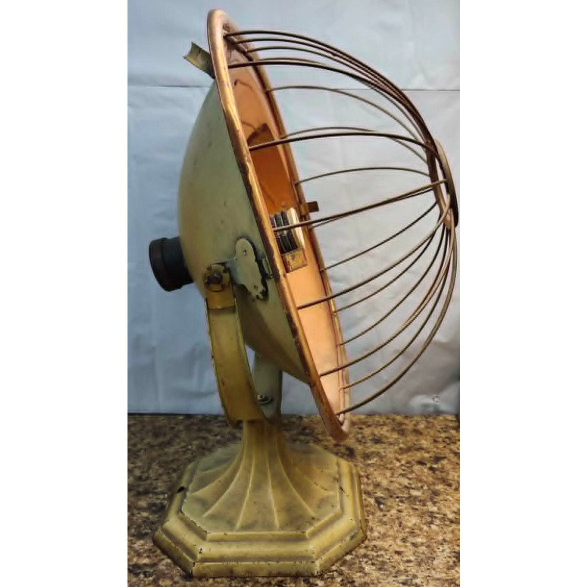 Vintage L&H Electrics Model 402 Bowl Space Heater Lindemann Hoverson 1930s Works