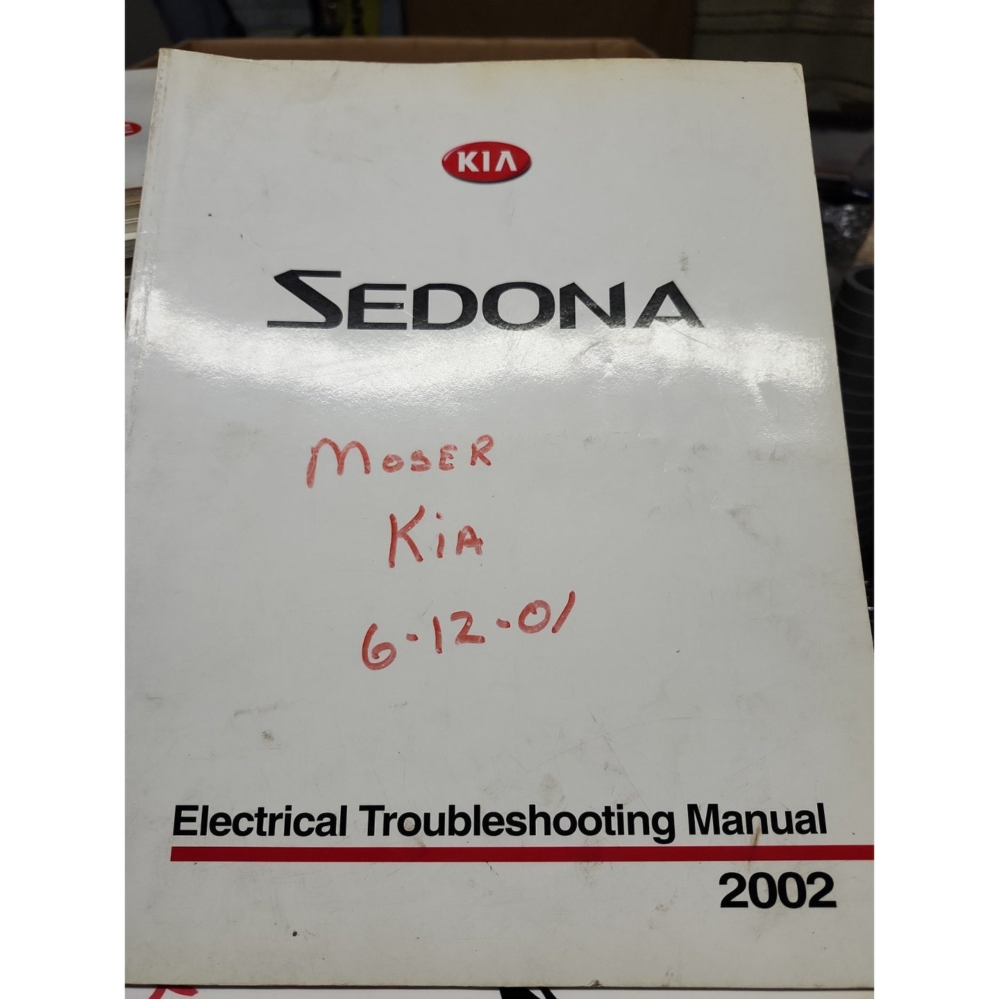 2002 Kia Sedona Minivan Electrical Wiring Diagrams Manual LX EX 3.5L V6