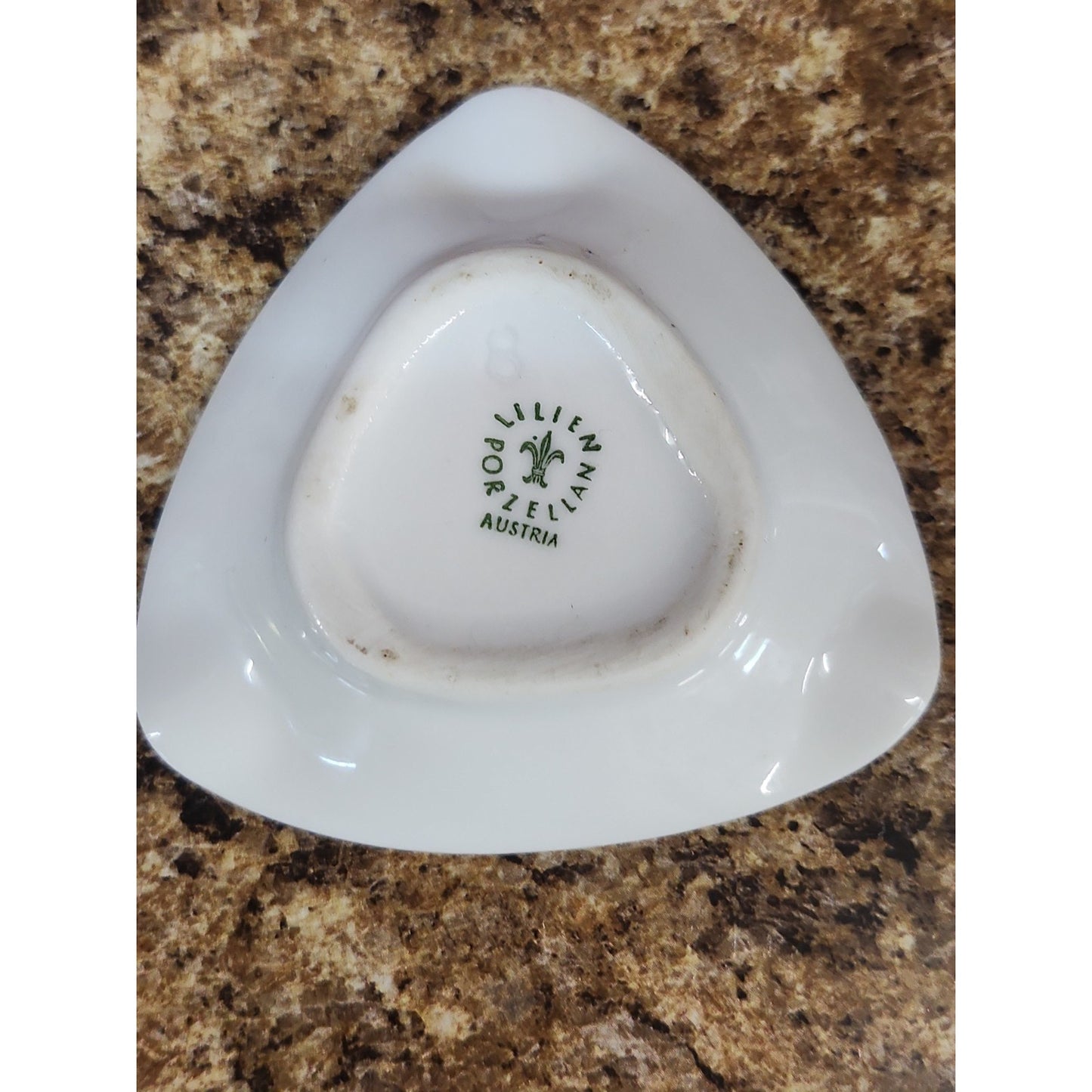 Vintage Lilien Porzellan Austria Ashtray Linz A D D Mit Postlingberg