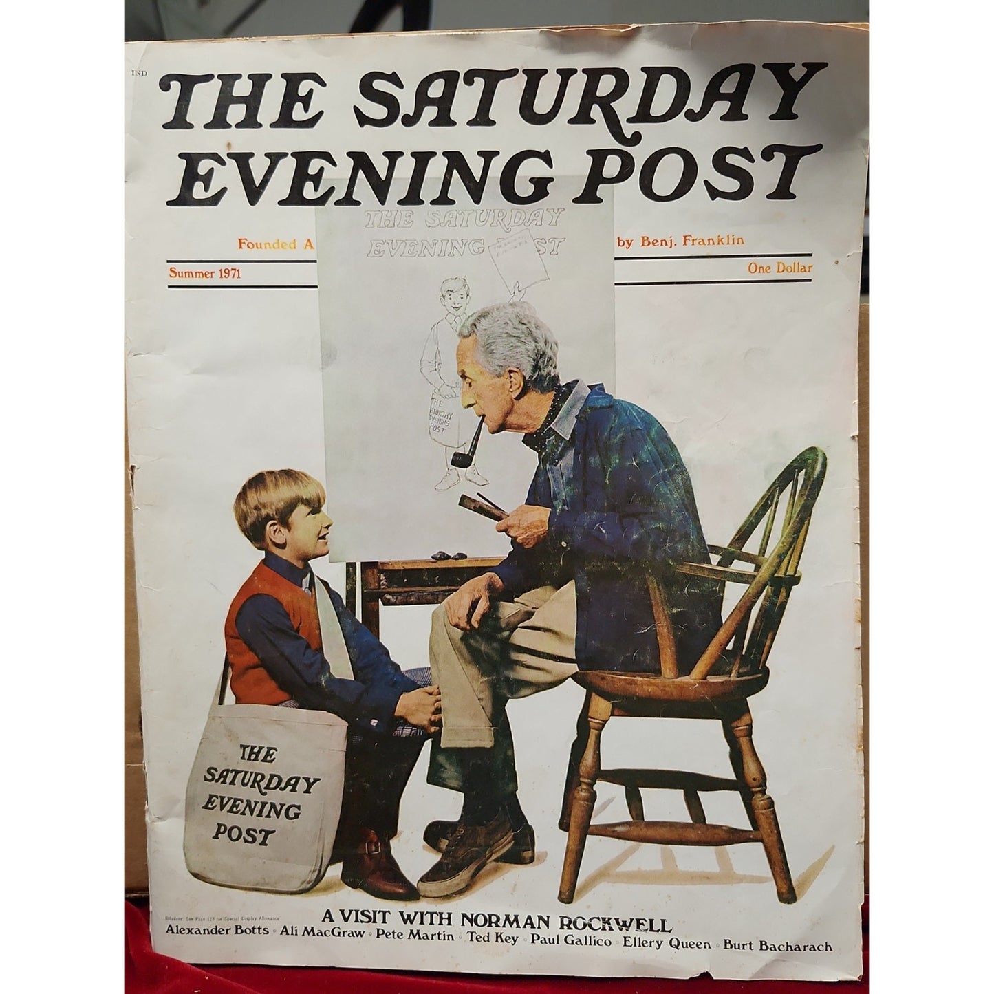 [Complete] SATURDAY EVENING POST Summer 1971 Rockwell Bob Hope
