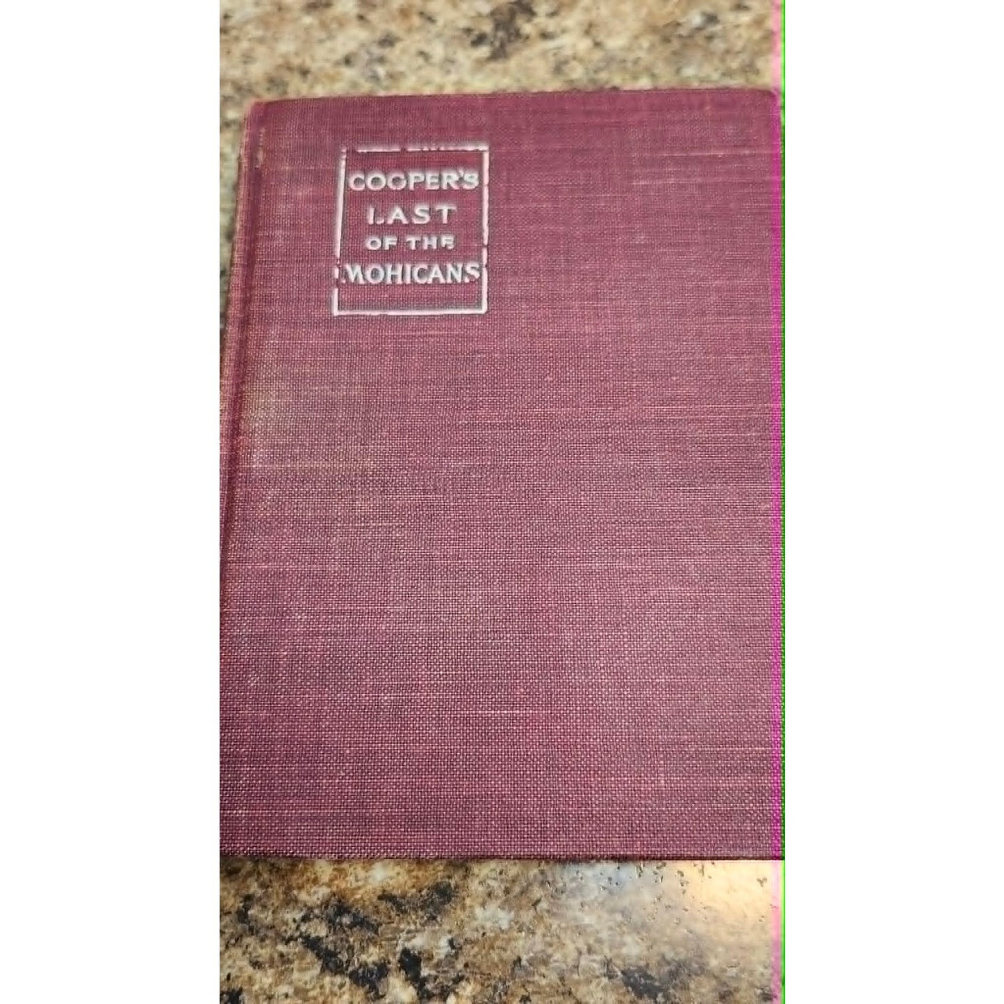 Vintage Macmillan Classics Book Lot Last of the Mohicans & Julius Caesar Hardcover Set