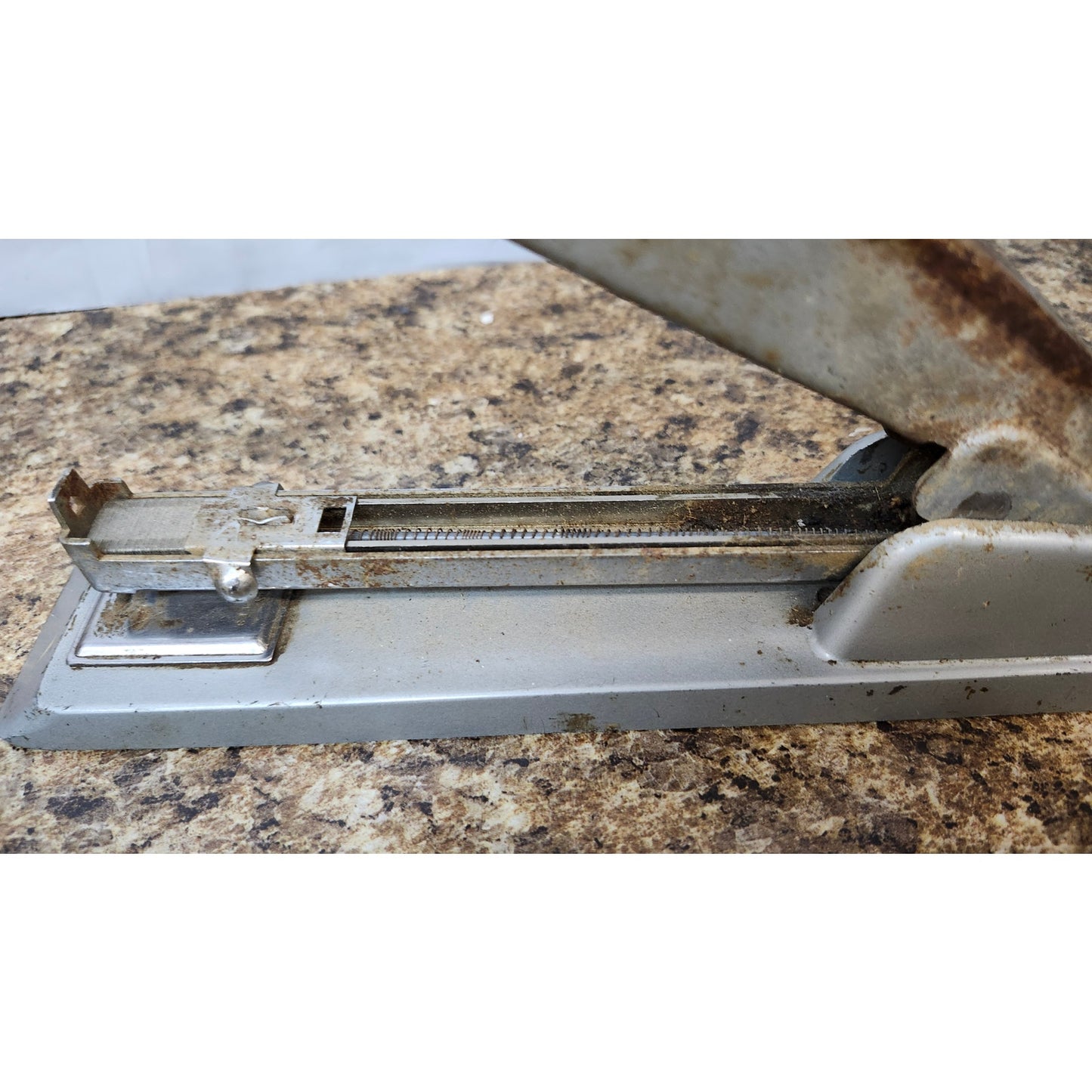 Vintage Monarch Stapler Vail Manufacturing Co Chicago Heavy Duty Metal Office