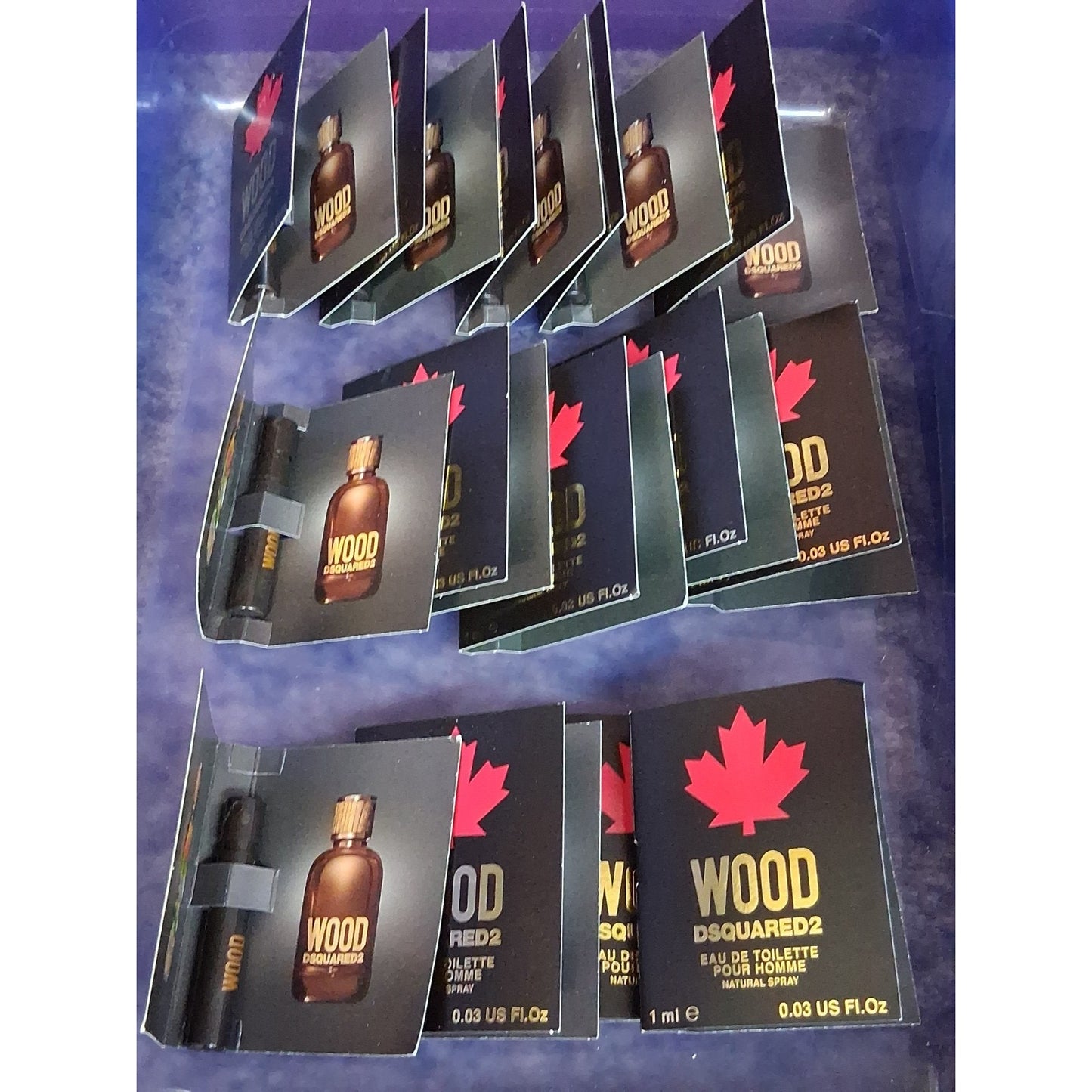 14 Vials DSQUARED2 WOOD for Men 0.03oz / 1ml Each EDT Sample Spray New