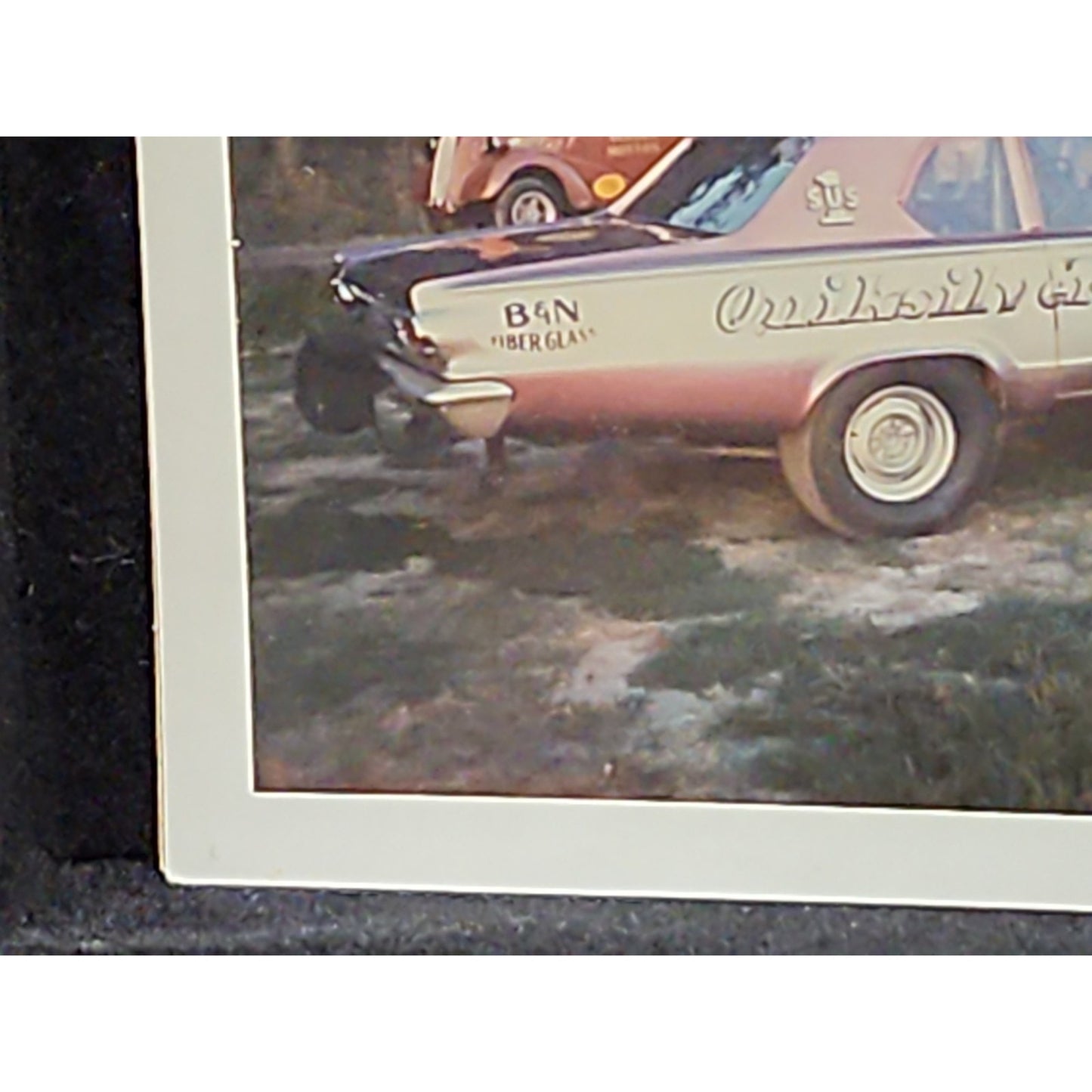 1966 Glen Silver Dodge Dart Funny Car Photo 426 Injected Bud Smart Sudden Motion