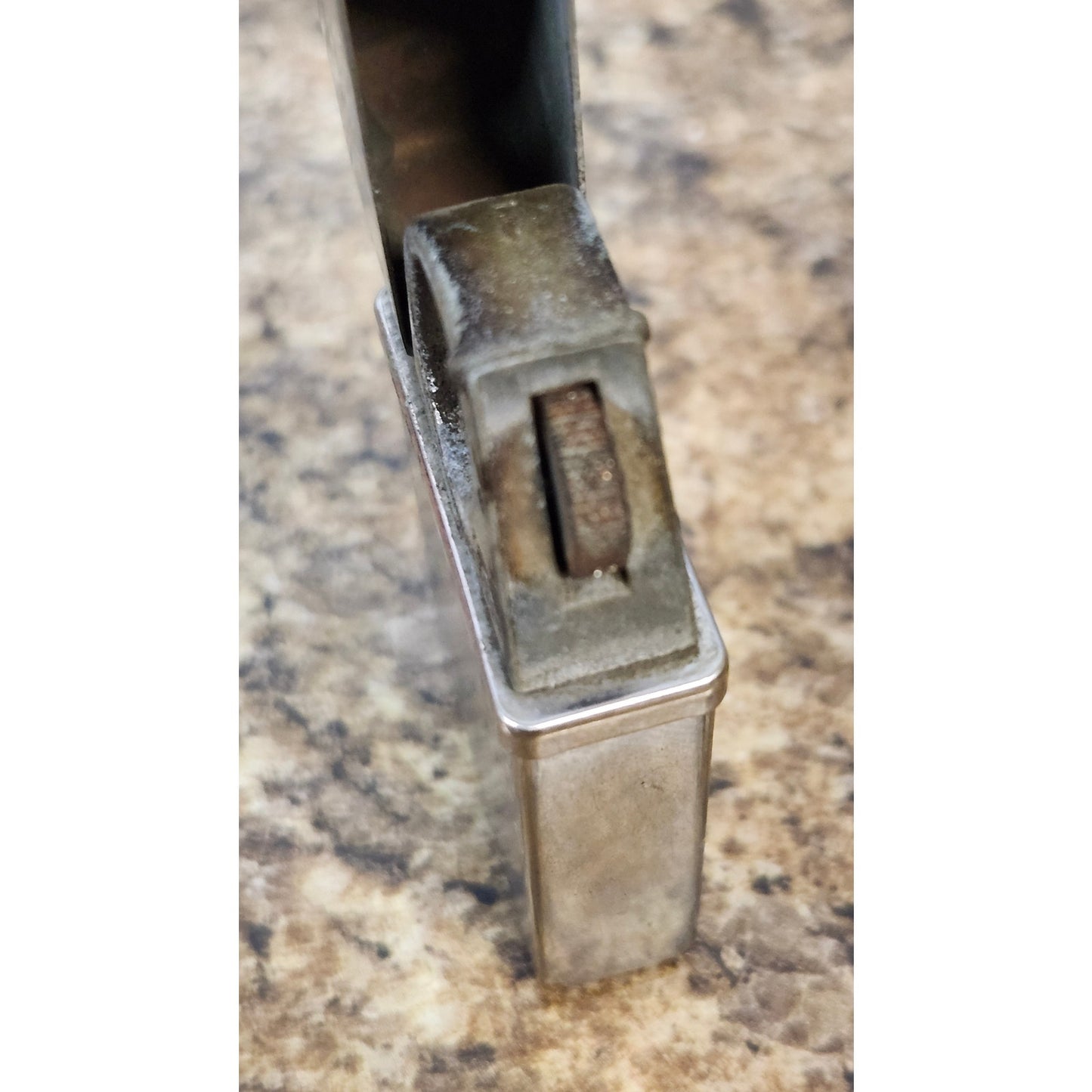 Nimrod Commander Petrol Pipe Lighter Flip Top Chrome Pat 2432265 Cinti O USA