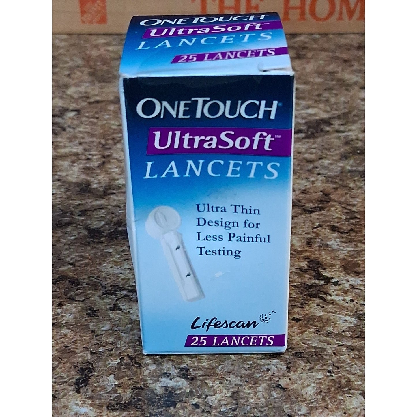 OneTouch Ultra Soft 25 Sterile Lancets Exp 02/2028