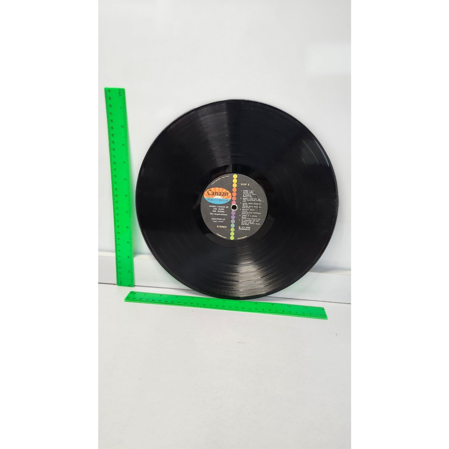 The Inspirations When I Wake Up To Sleep No More 1973 LP Canaan CAS 9747 Gospel