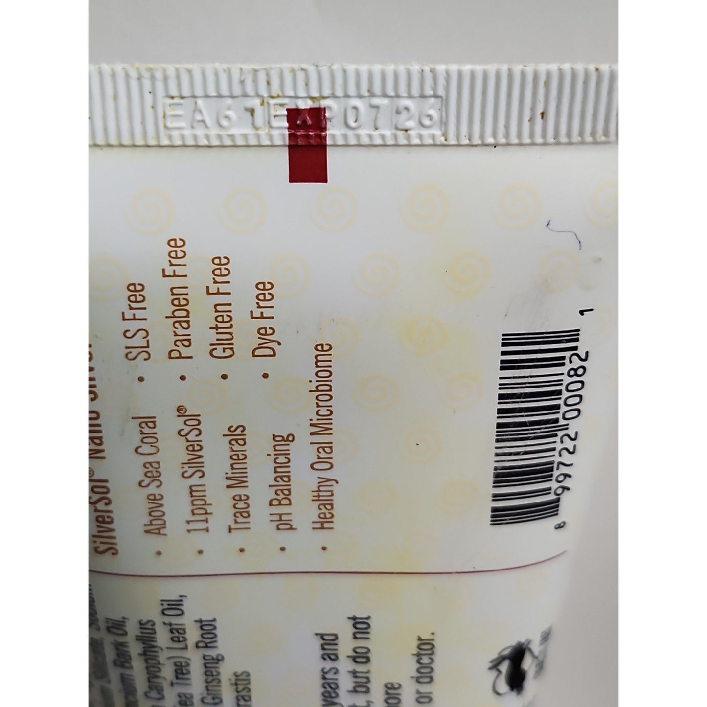 Coral Nano Silver Fluoride Free Natural Toothpaste Pack Of 1 4 Ounce 12 Hour