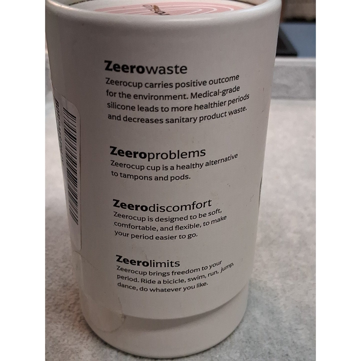 Pack Of 2 Zeerocup, Menstrul Cup Suze Large And Small