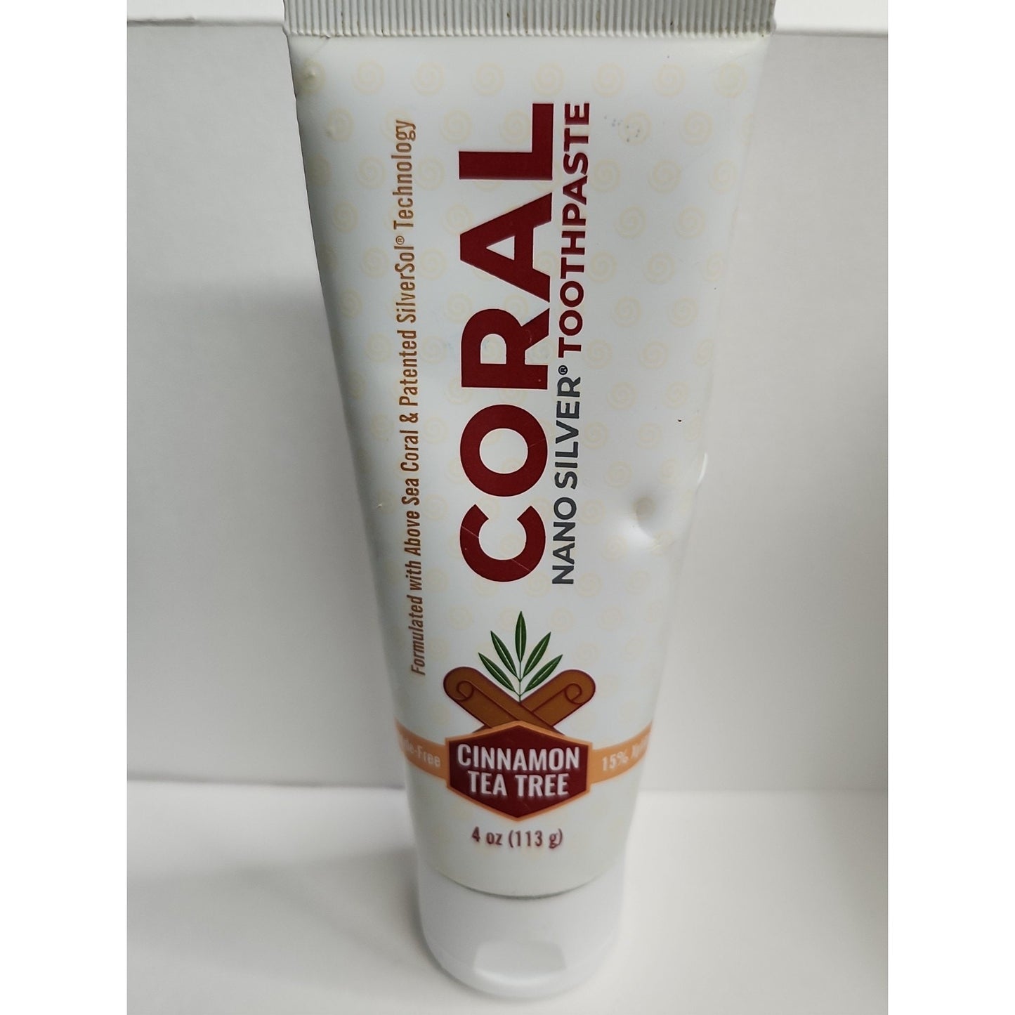 Coral Nano Silver Fluoride Free Natural Toothpaste Pack Of 1 4 Ounce 12 Hour