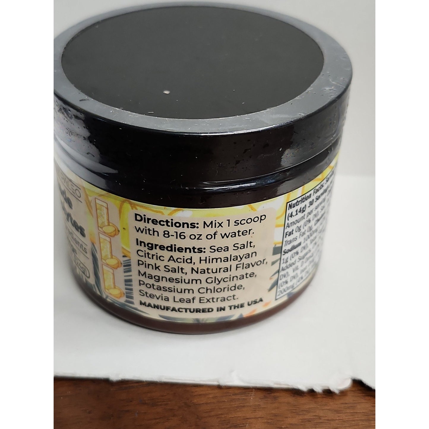 Santa Cruz Paleo Electrolyte Powder, Lemonade Flavor, Sugar Free Hydration