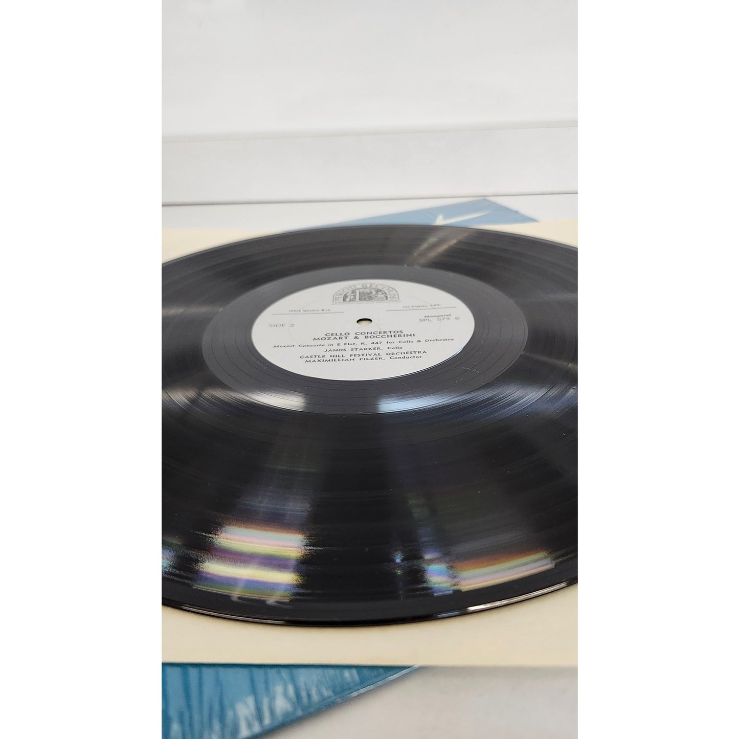 Vintage Mozart Boccherini Janos Starker Cello Concertos LP SPL 579 Period 1953
