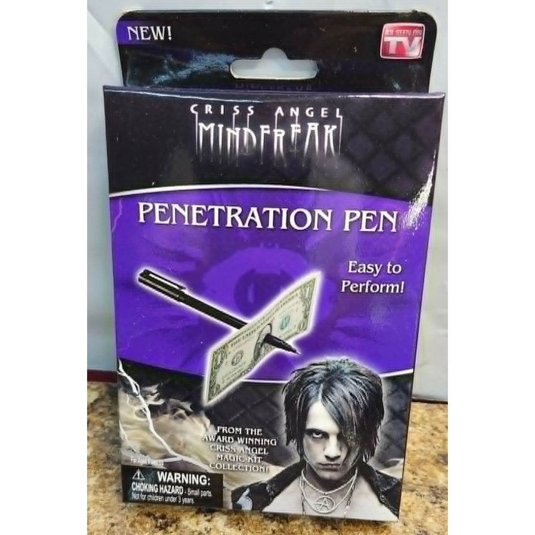 Criss Angel Mindfreak Platinum Magic Kit Box Set Lot Money Printer Pen DVD