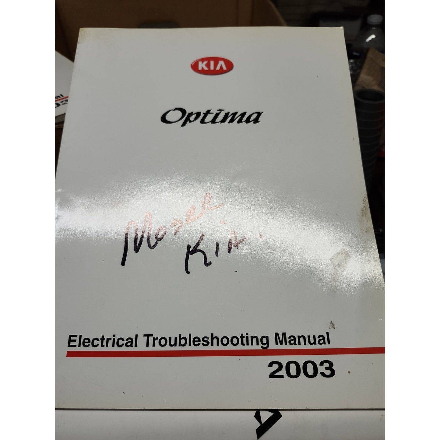 2003 Kia Optima Electrical Troubleshooting Manual Wiring Diagrams LX SE