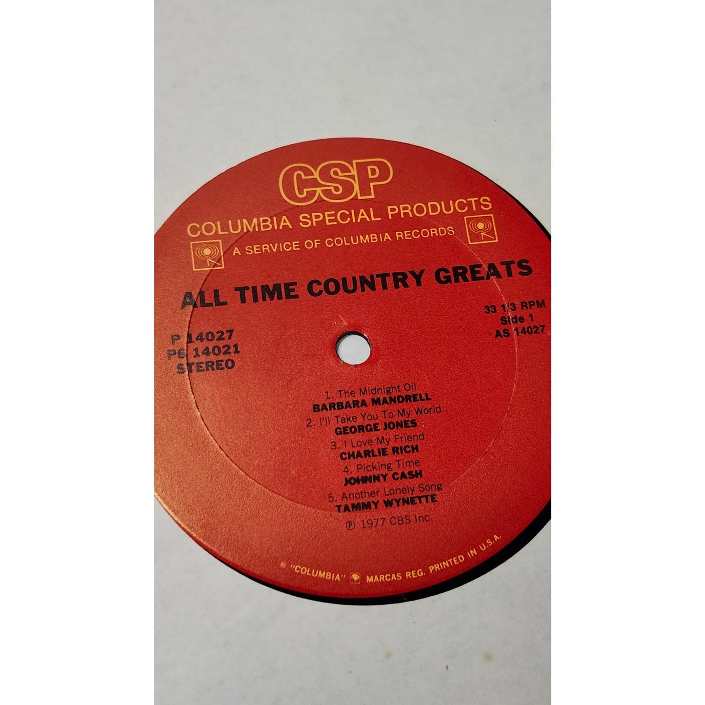 Columbia Special Products All Time Country Greats Various Artists LP Box Set
