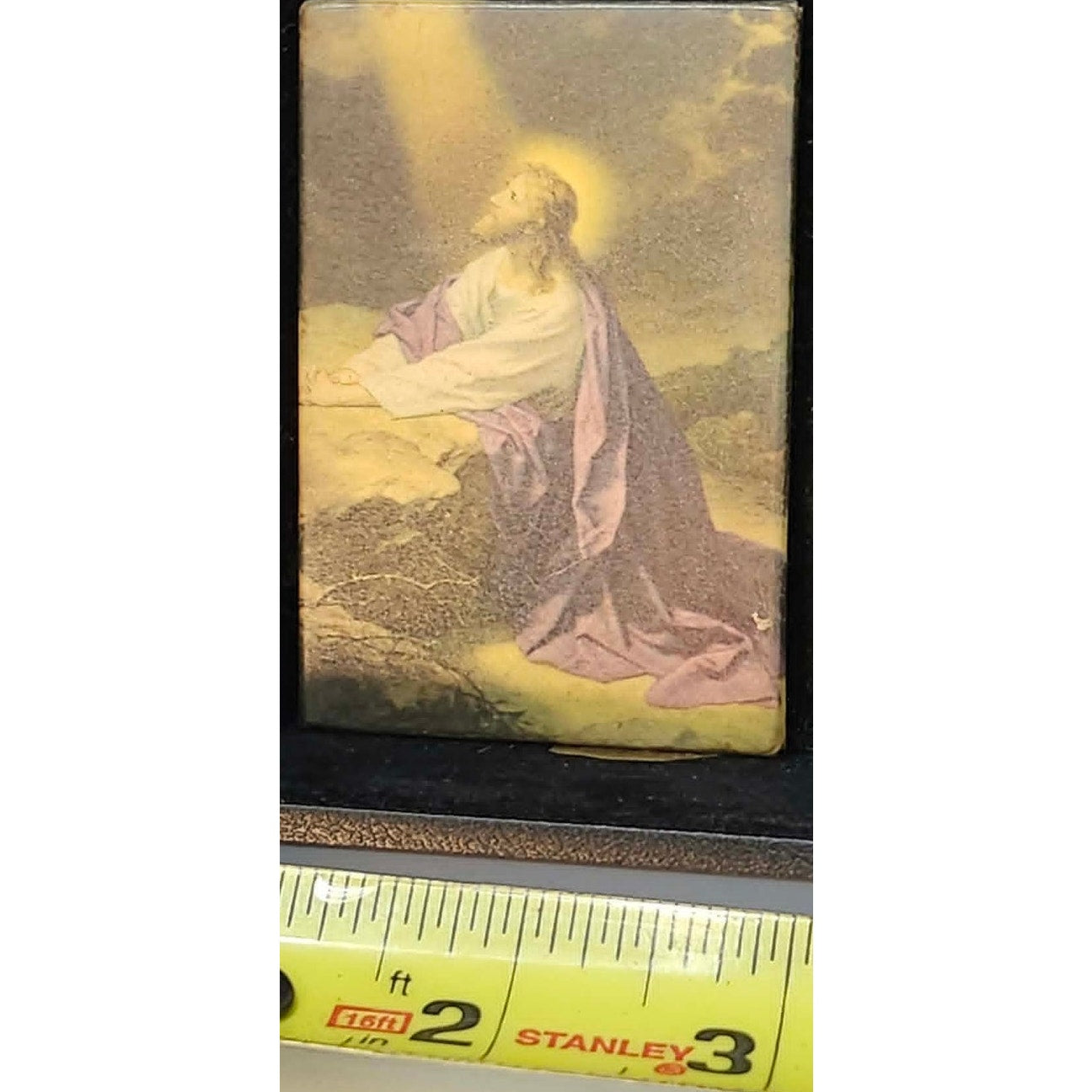 Vintage Pocket Mirror Christ in The Garden of Gethsemane By Heinrich Hofmann