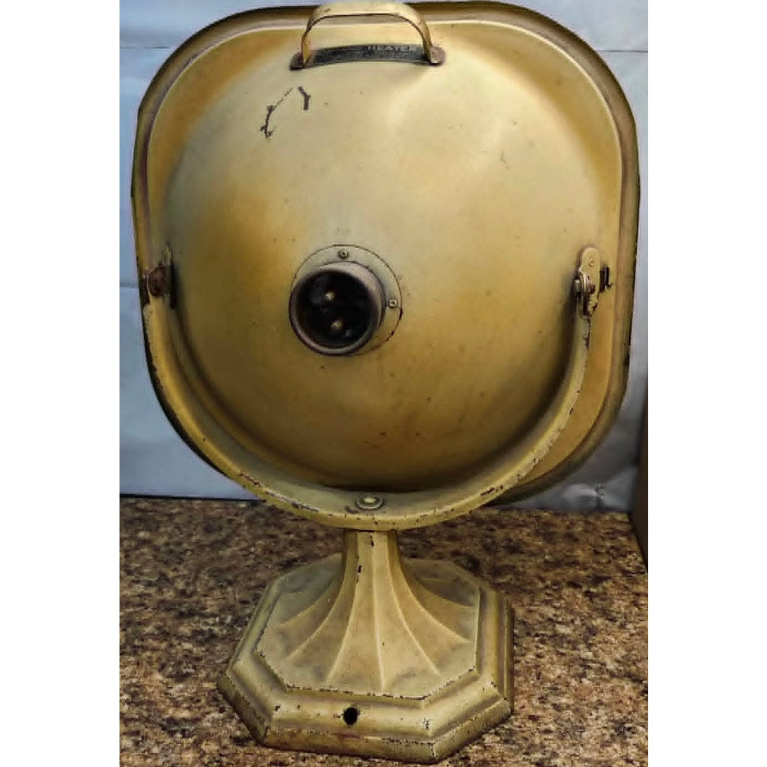 Vintage L&H Electrics Model 402 Bowl Space Heater Lindemann Hoverson 1930s Works