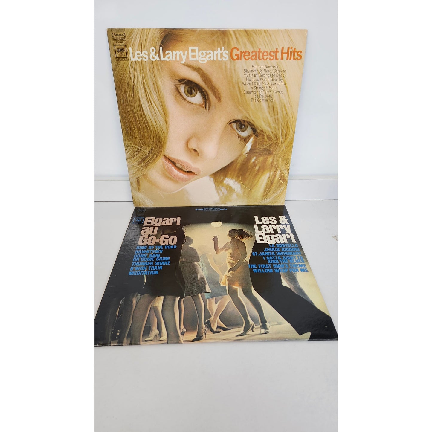 Vintage Les & Larry Elgart Greatest Hits & Elgart Au Go-Go LP Vinyl Lot of 2